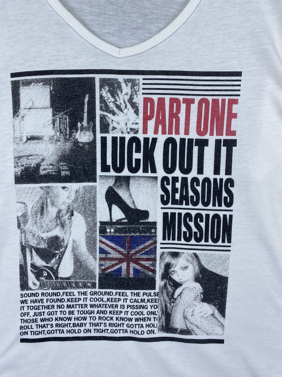 Japanese Brand Vintage Part One Luck Out It Session Mission Tee Shirts Size L / US 10 / IT 46 - 3 Thumbnail
