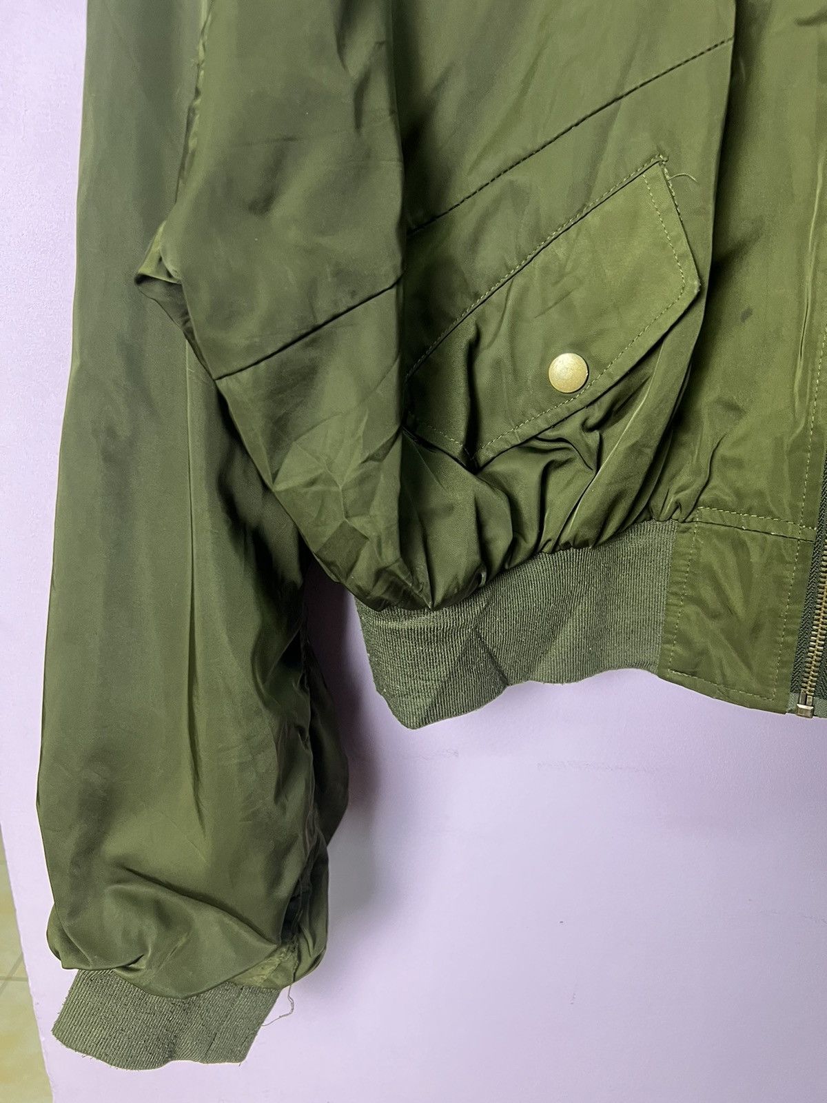 Japanese Brand 🔥Emsexcite Bomber Style Jacket Size XL / US 12-14 / IT 48-50 - 8 Thumbnail