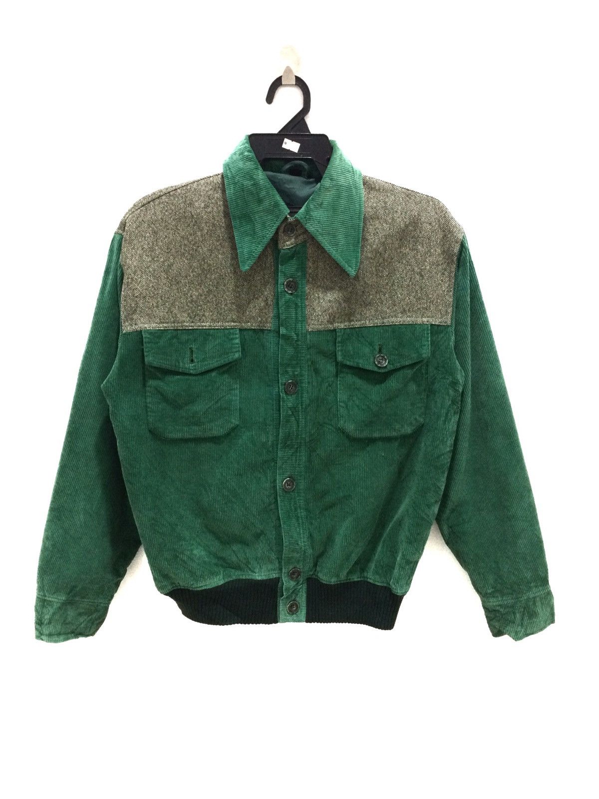 image of Bomber Jacket Corduroy Bomber Syle Jacket, Men's (Size Medium)