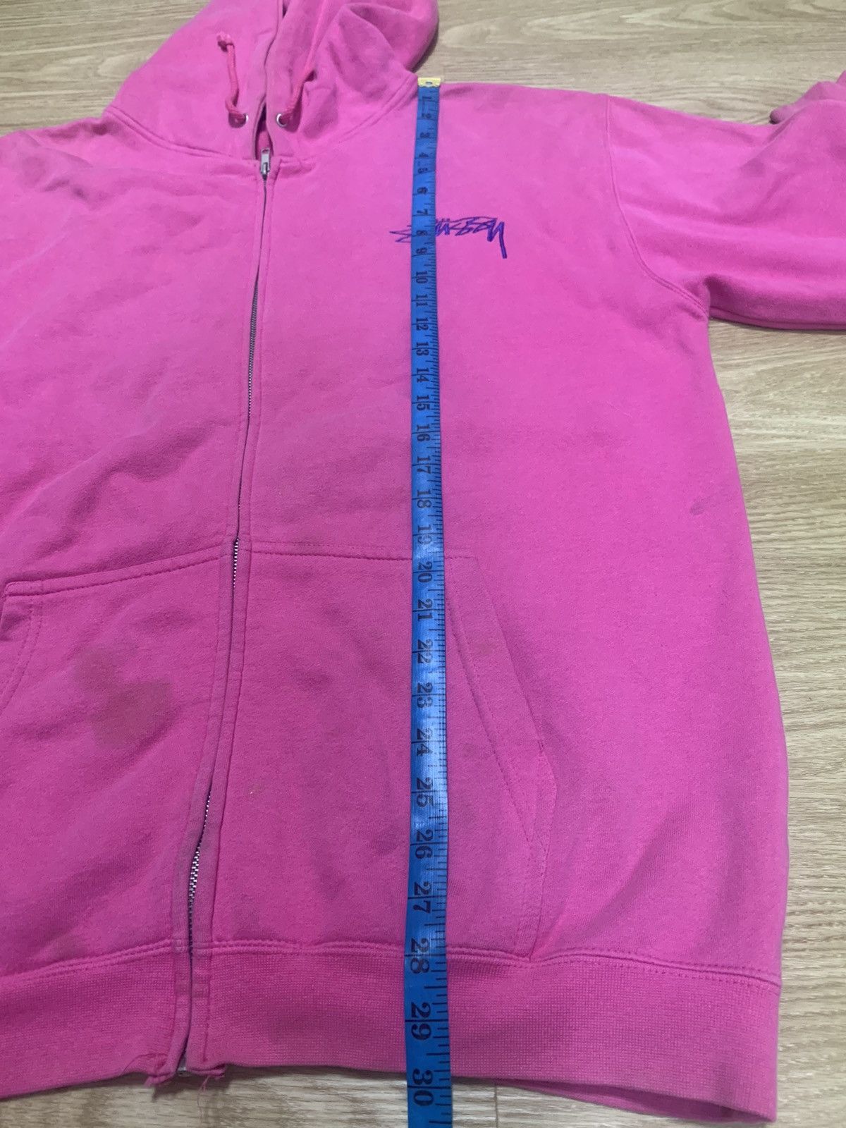 Stussy × Vintage Oversize Stussy Zipper Hoodie Size US L / EU 52-54 / 3 - 17 Thumbnail