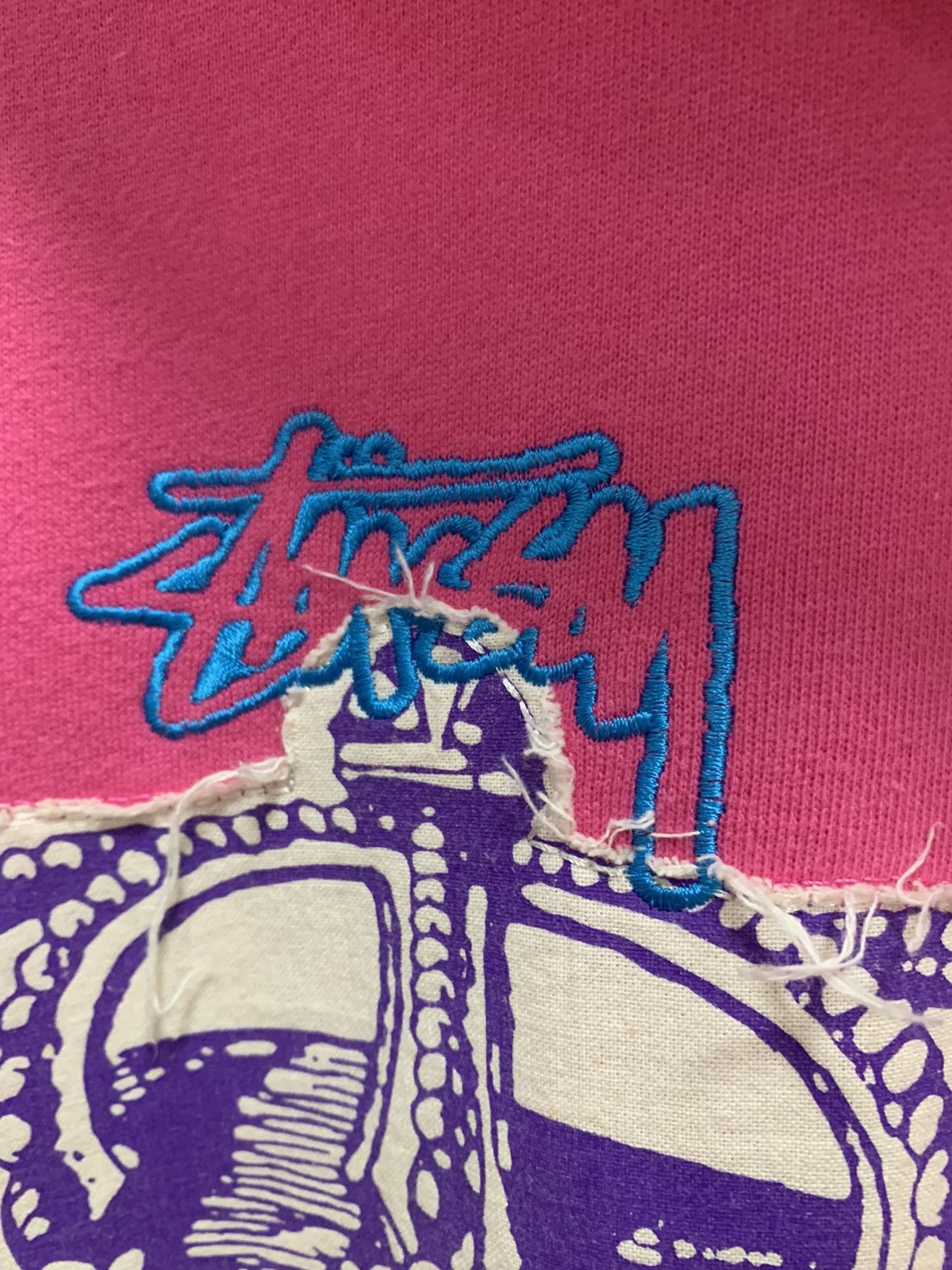 Stussy × Vintage Oversize Stussy Zipper Hoodie Size US L / EU 52-54 / 3 - 11 Thumbnail