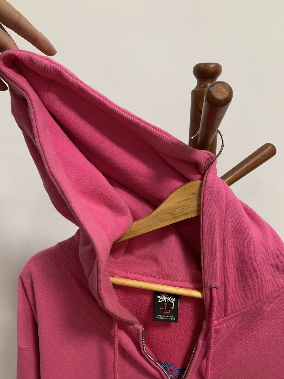 Stussy × Vintage Oversize Stussy Zipper Hoodie Size US L / EU 52-54 / 3 - 13 Thumbnail