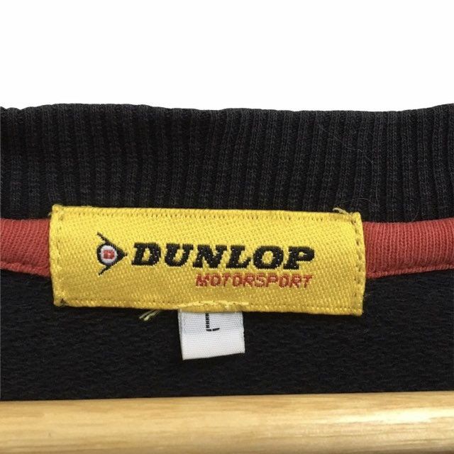 Dunlop × Vintage VINTAGE DUNLOP MOTORSPORT BIG LOGO CREWNECK SWEATSHIRT Size US L / EU 52-54 / 3 - 5 Thumbnail