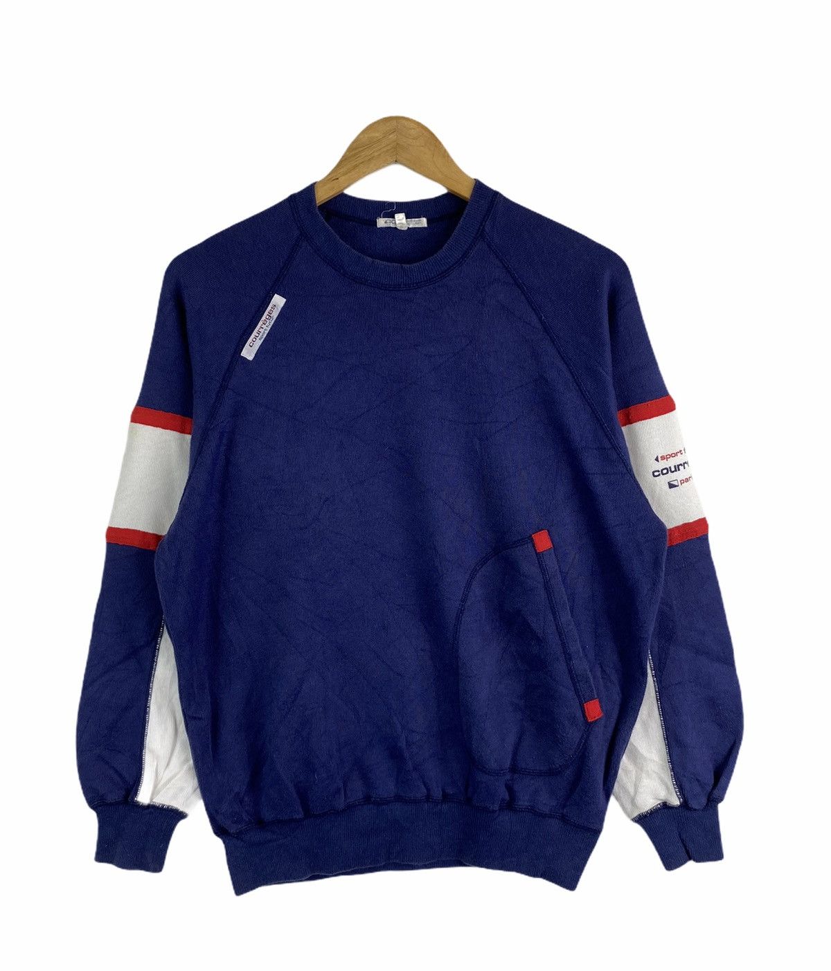 Courreges × Vintage VINTAGE COURREGES SPORT FUTUR PARIS CREWNECK SWEATSHIRT Size US S / EU 44-46 / 1 - 1 Thumbnail