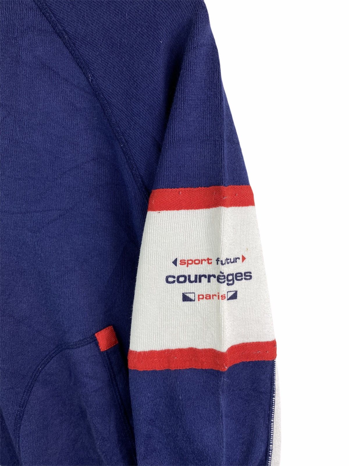 Courreges × Vintage VINTAGE COURREGES SPORT FUTUR PARIS CREWNECK SWEATSHIRT Size US S / EU 44-46 / 1 - 5 Thumbnail