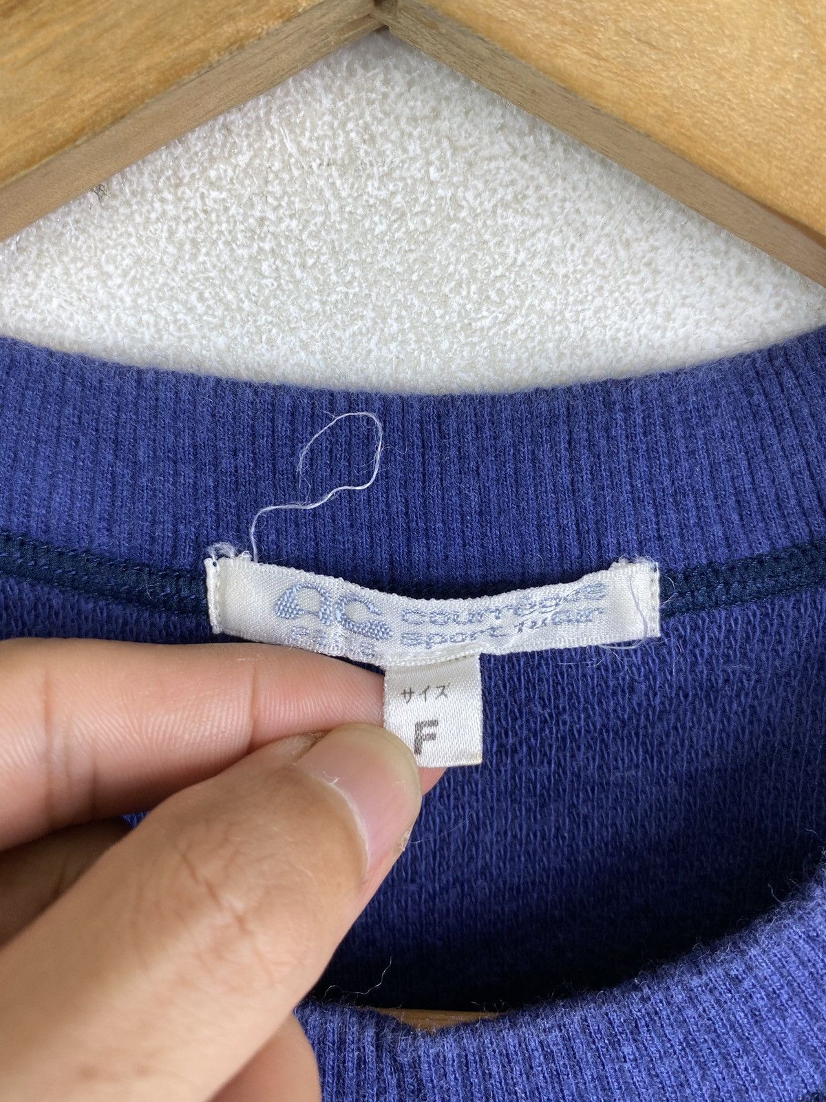 Courreges × Vintage VINTAGE COURREGES SPORT FUTUR PARIS CREWNECK SWEATSHIRT Size US S / EU 44-46 / 1 - 4 Thumbnail