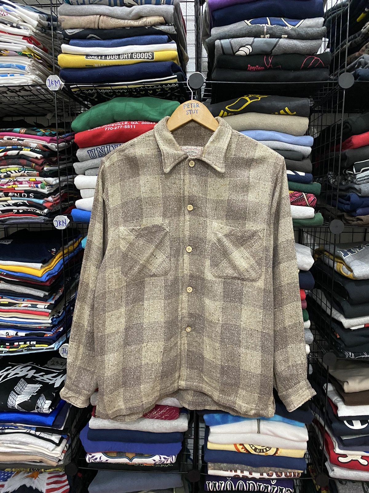 Flannel × Japanese Brand × Vintage VINTAGE BARCEDOS FLANNEL JACKET Size US M / EU 48-50 / 2 - 1 Thumbnail