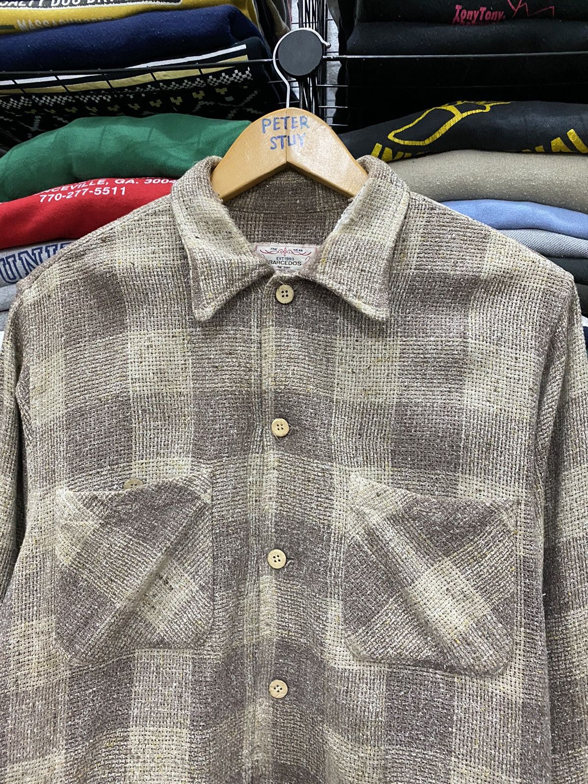 Flannel × Japanese Brand × Vintage VINTAGE BARCEDOS FLANNEL JACKET Size US M / EU 48-50 / 2 - 3 Thumbnail