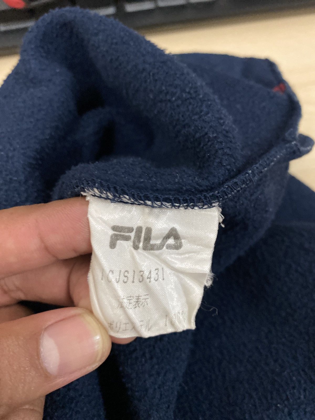 Bjorn Borg × Fila × Vintage VINTAGE 90’s FILA SPELl OUT LOGO SWEATSHIRT Size US L / EU 52-54 / 3 - 7 Thumbnail
