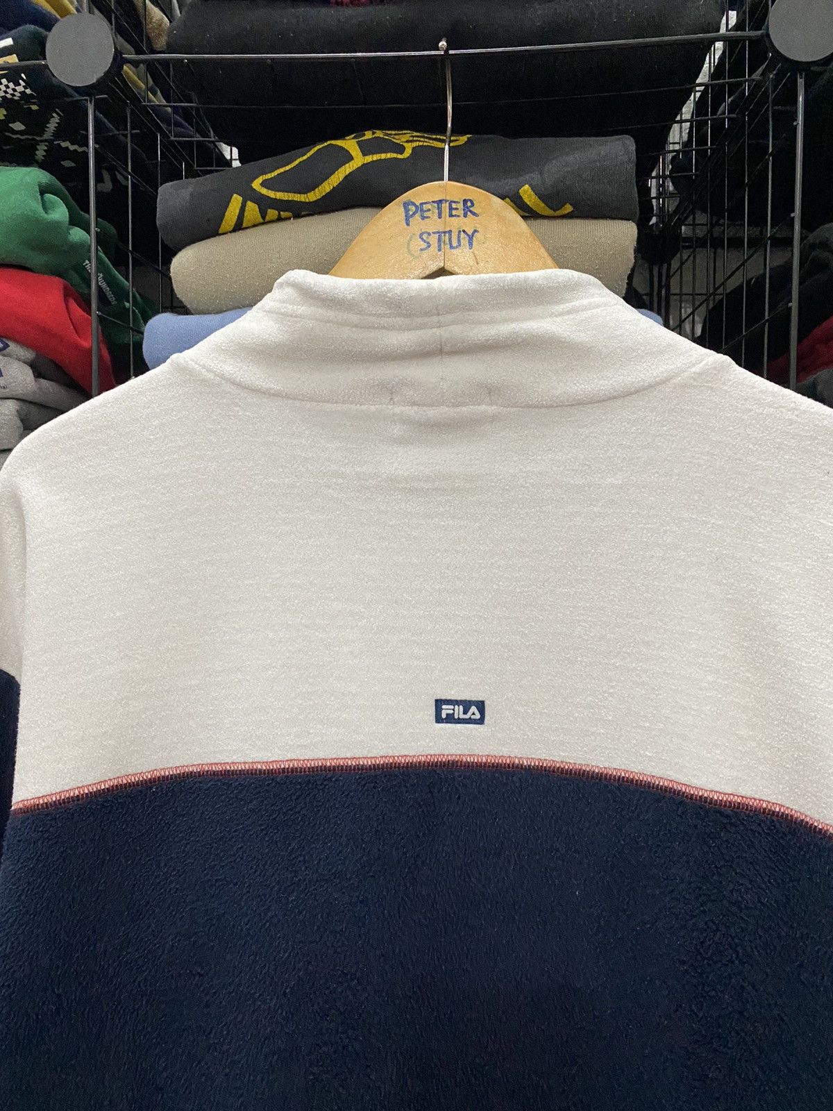 Bjorn Borg × Fila × Vintage VINTAGE 90’s FILA SPELl OUT LOGO SWEATSHIRT Size US L / EU 52-54 / 3 - 4 Thumbnail