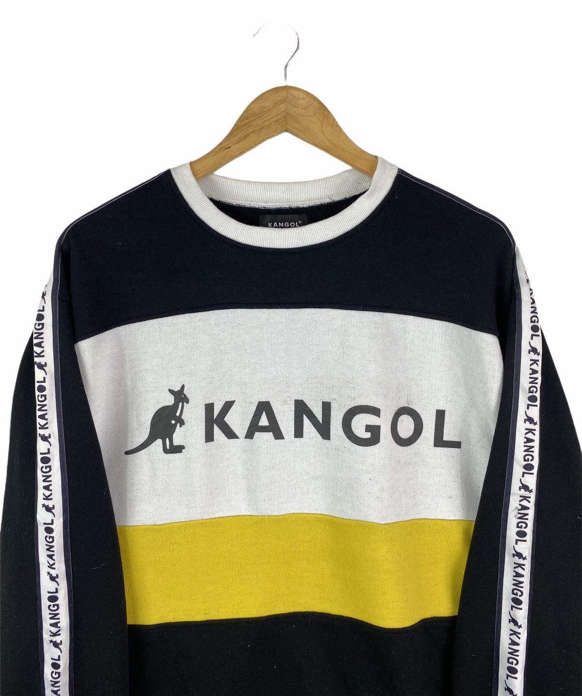 Kangol KANGOL Side Tape Big Logo Sweatshirt Pullover Jumper Size US M / EU 48-50 / 2 - 3 Thumbnail