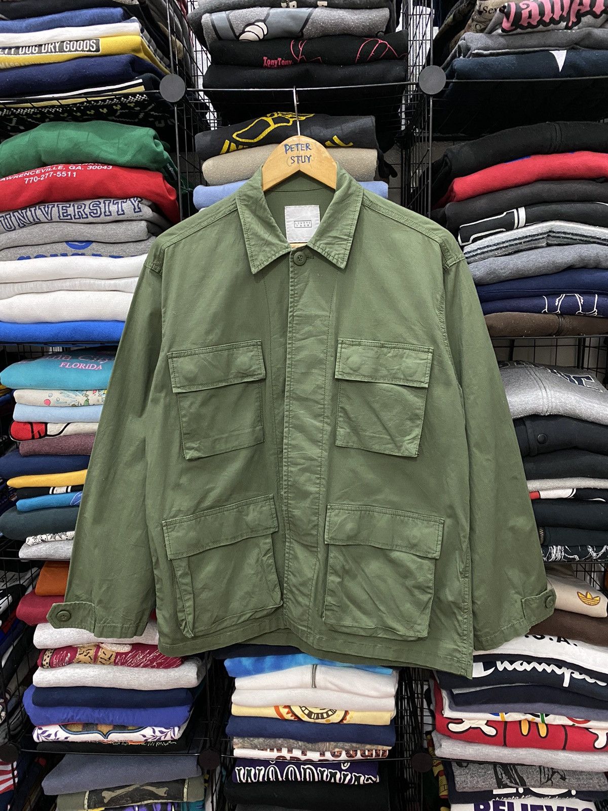 image of Lowrys Farm Military Men’S Shirt in Army Green, Men's (Size Medium)