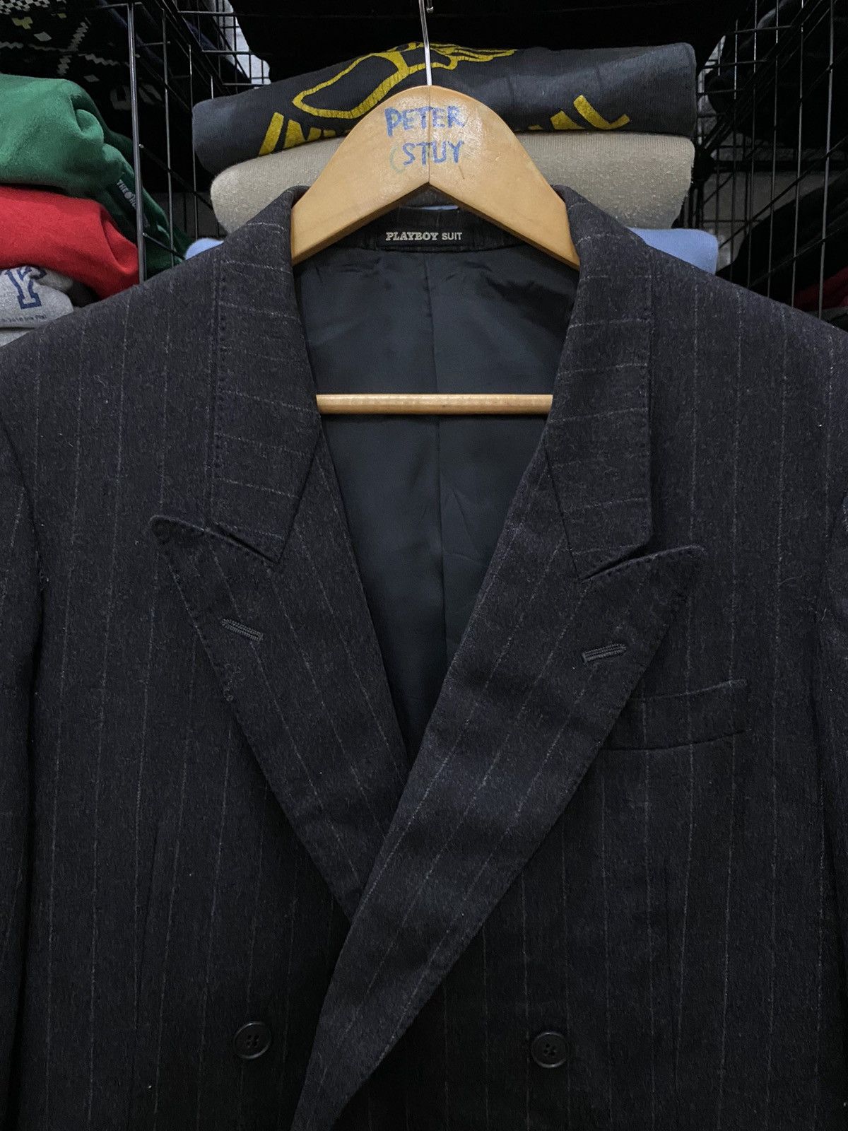 Playboy × Vintage VINTAGE PLAYBOY SUIT WOOL FABRIC Size US M / EU 48-50 / 2 - 3 Thumbnail