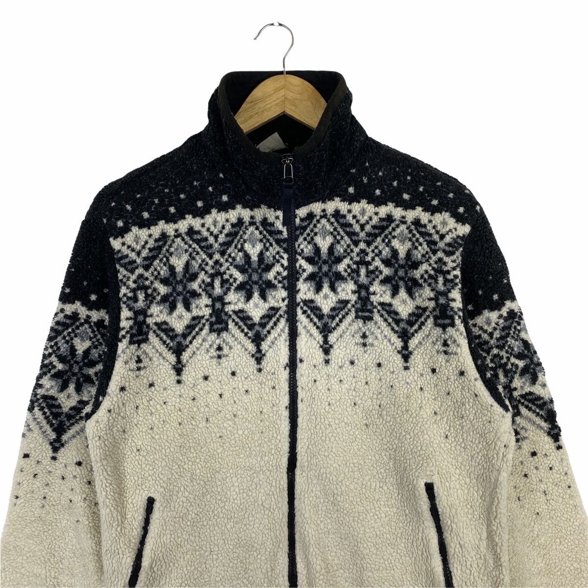 Columbia × Vintage VINTAGE COLUMBIA SPORTSWEAR ABSTRACT FLEECE ZIPPER SWEATER Size US S / EU 44-46 / 1 - 4 Thumbnail