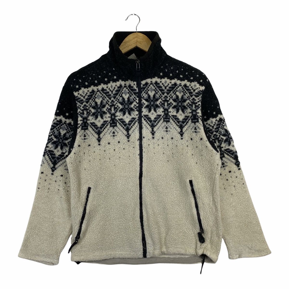 Columbia × Vintage VINTAGE COLUMBIA SPORTSWEAR ABSTRACT FLEECE ZIPPER SWEATER Size US S / EU 44-46 / 1 - 1 Thumbnail