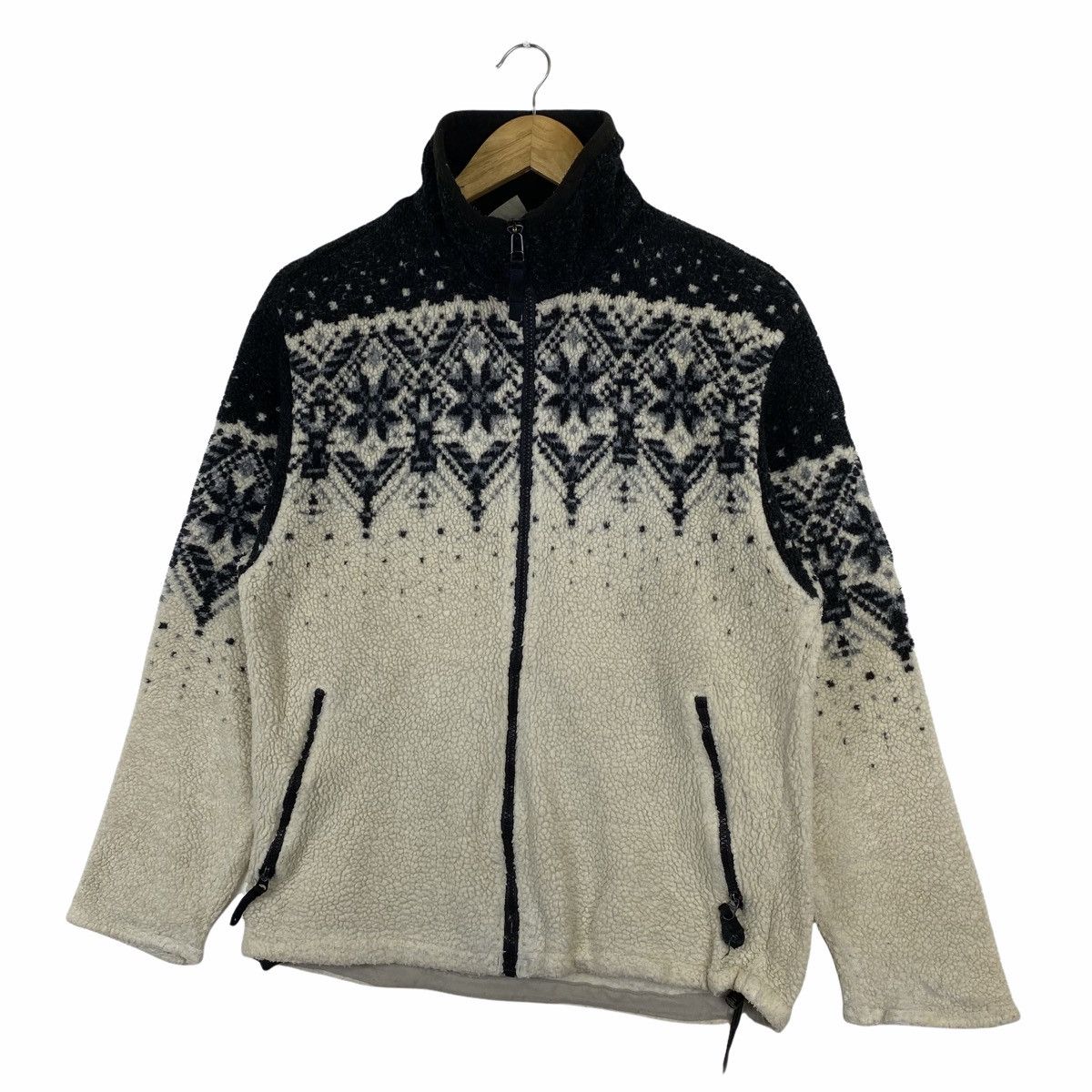 Columbia × Vintage VINTAGE COLUMBIA SPORTSWEAR ABSTRACT FLEECE ZIPPER SWEATER Size US S / EU 44-46 / 1 - 3 Thumbnail