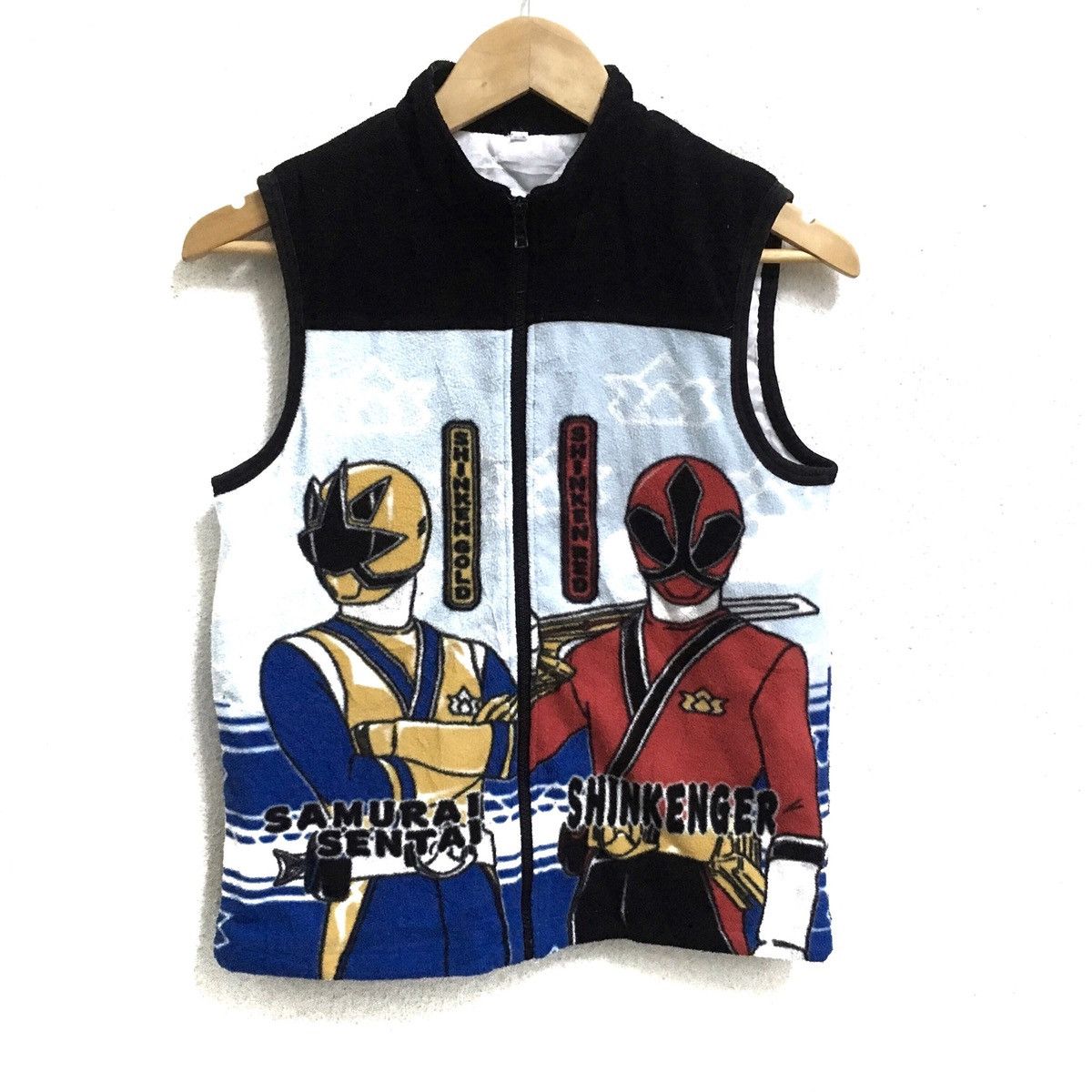 Cartoon Network × Vintage POWER RANGER SAMURAI ACTION CARTOON MOVIE FLEECE TANKS Size US XXS / EU 40 - 1 Thumbnail