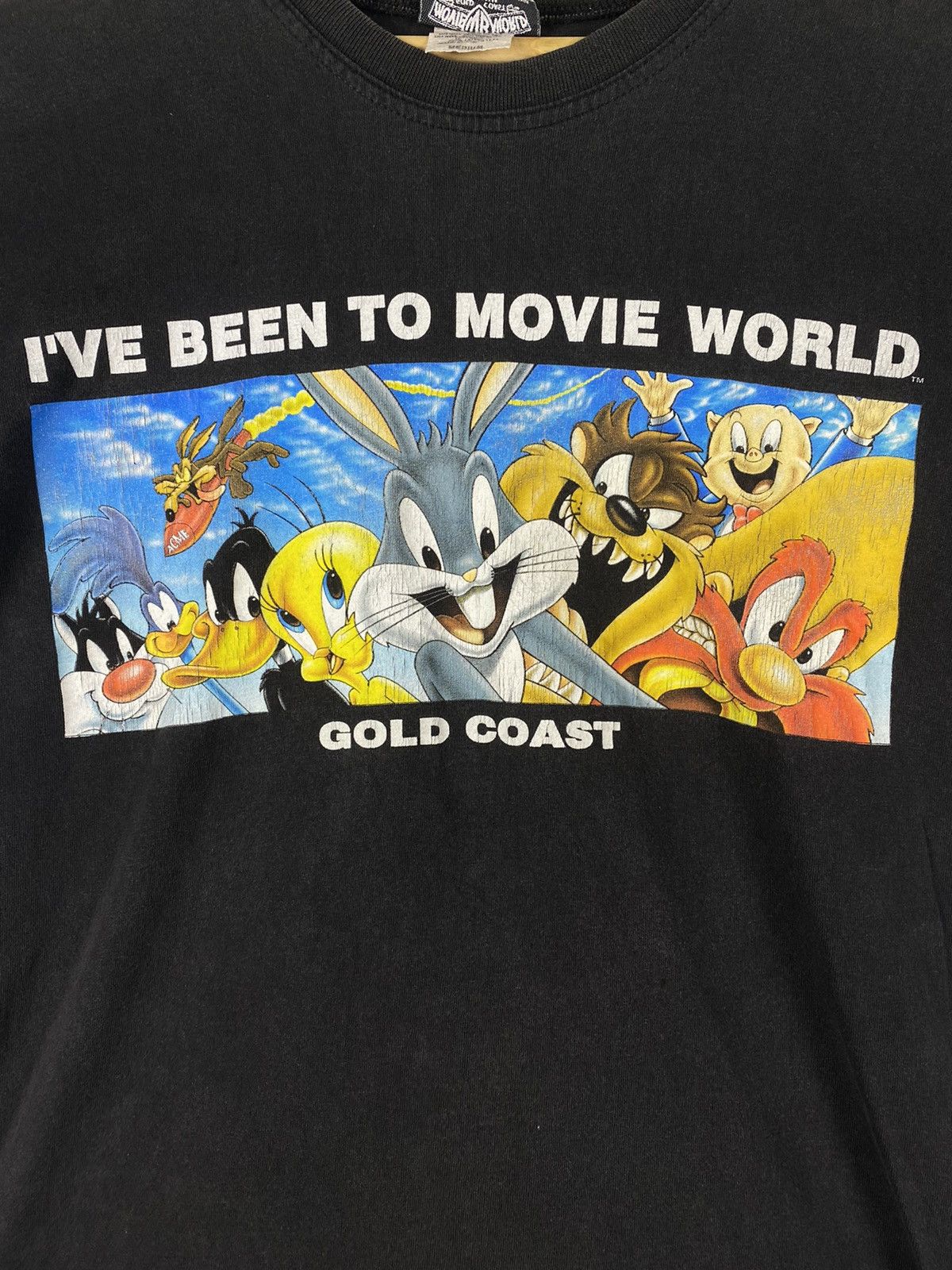 Vintage GONE 🔥 Vintage Tazmania Gold Coast Movie T shirt Tee Size US M / EU 48-50 / 2 - 3 Thumbnail