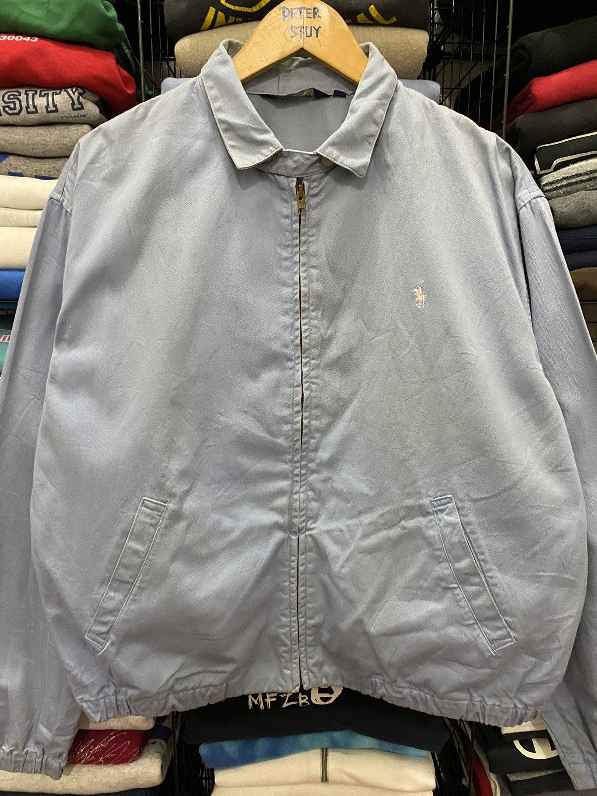 Polo Ralph Lauren × Vintage VINTAGE Y2K POLO RALPH LAUREN COTTON JACKET Size US M / EU 48-50 / 2 - 2 Thumbnail