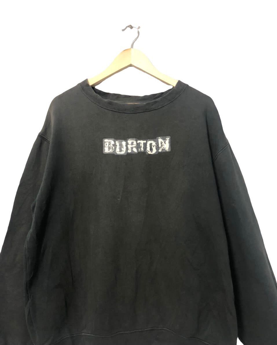 Burton Vintage Burton Spell Out Logo Faded Sweatshirt Size US XL / EU 56 / 4 - 4 Thumbnail
