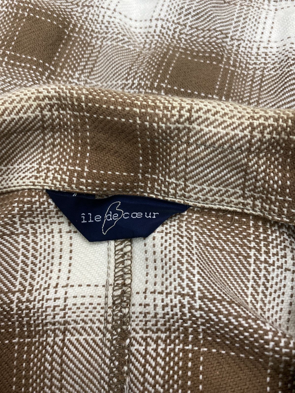 Flannel × Japanese Brand Ile de ceur Flannel Jacket Size US M / EU 48-50 / 2 - 6 Thumbnail
