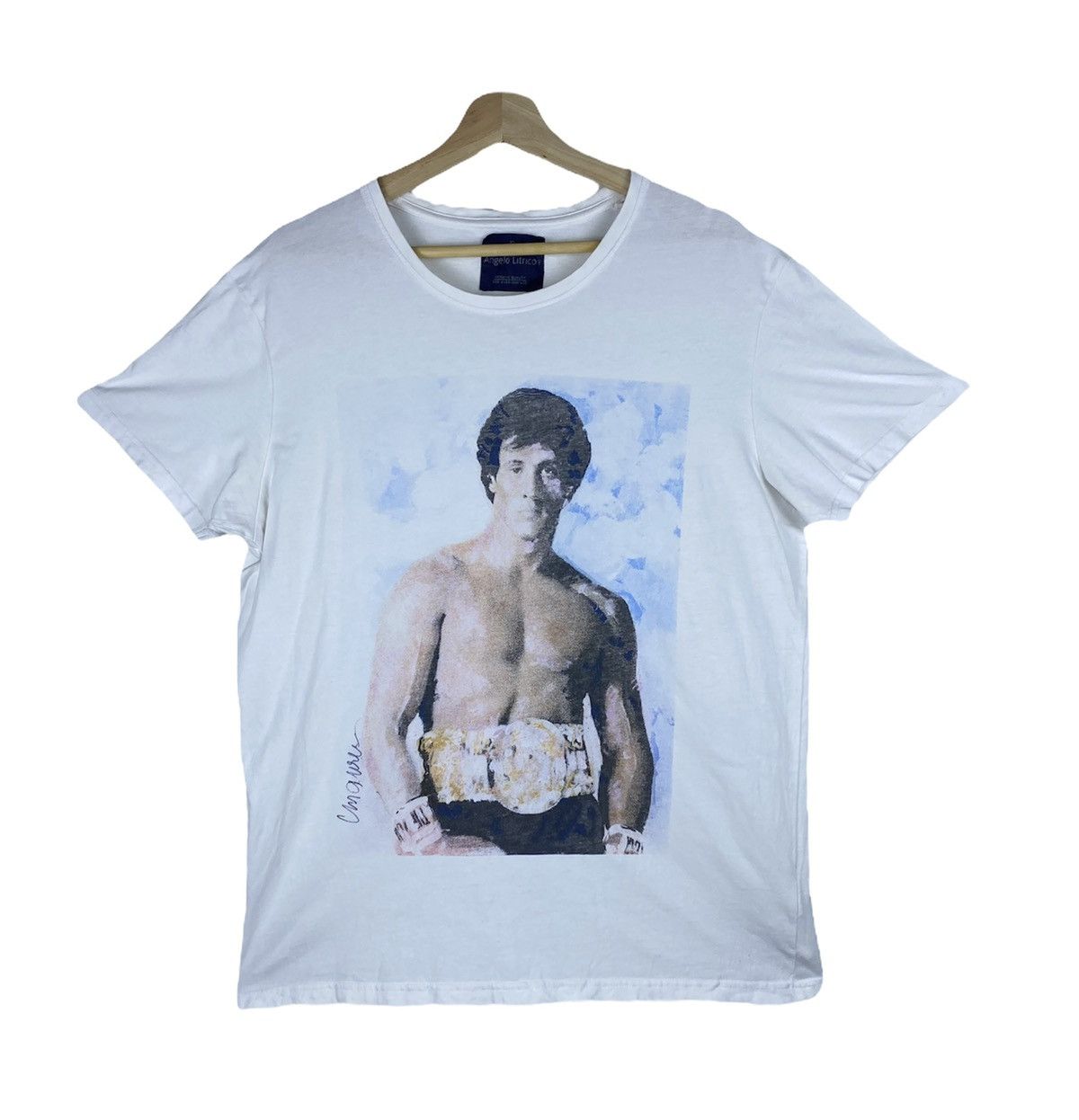 Angelo Litrico NEED GONE 🔥 Vintage Y2K Rocky Balboa Stallone Tee T Shirt Size US XL / EU 56 / 4 - 1 Thumbnail