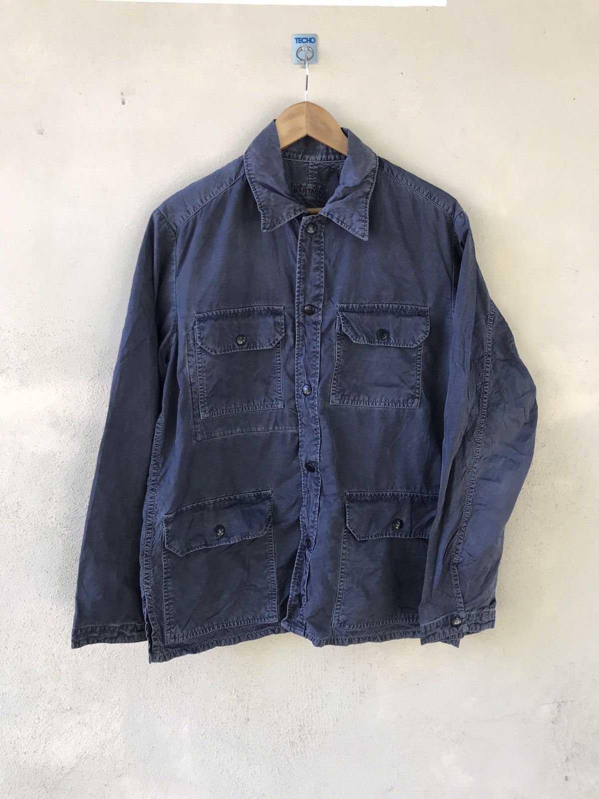 Japanese Brand Bartacks Worker Chore Jacket button on Size US M / EU 48-50 / 2 - 1 Thumbnail