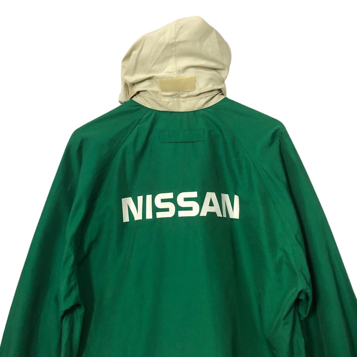 Japanese Brand Vintage Nissan Spell Out Big Logo Zipper Ups Hoodie Jacket Size US XL / EU 56 / 4 - 9 Thumbnail