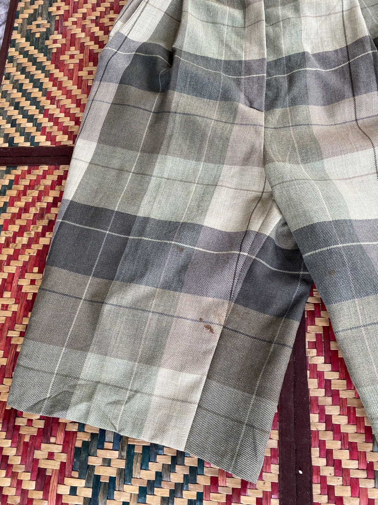Vintage Vintage Marianti Checkered Shadow Plaid Shorts Pants Size 26" / US 2 / IT 38 - 5 Thumbnail