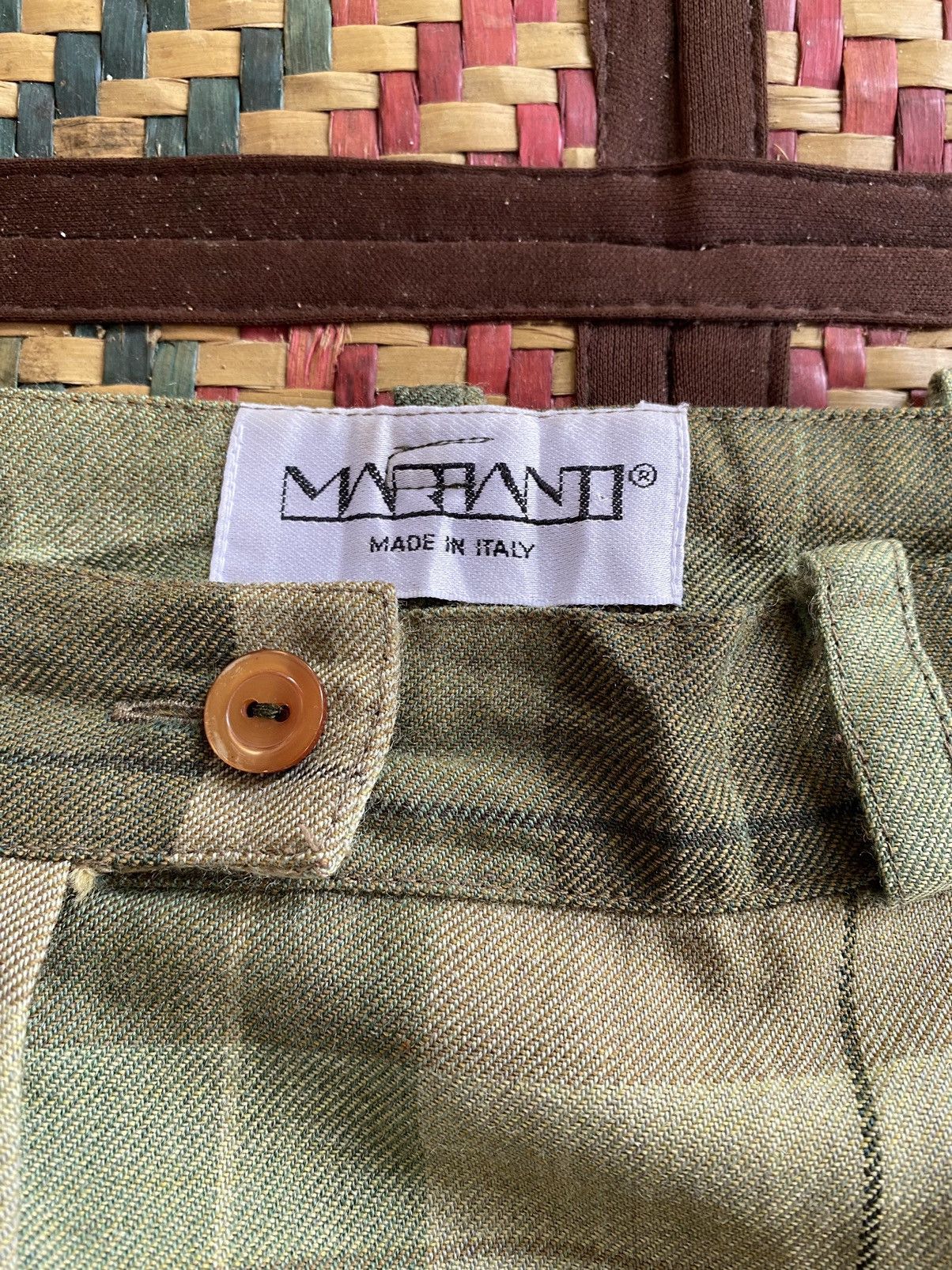 Vintage Vintage Marianti Checkered Shadow Plaid Shorts Pants Size 26" / US 2 / IT 38 - 3 Thumbnail