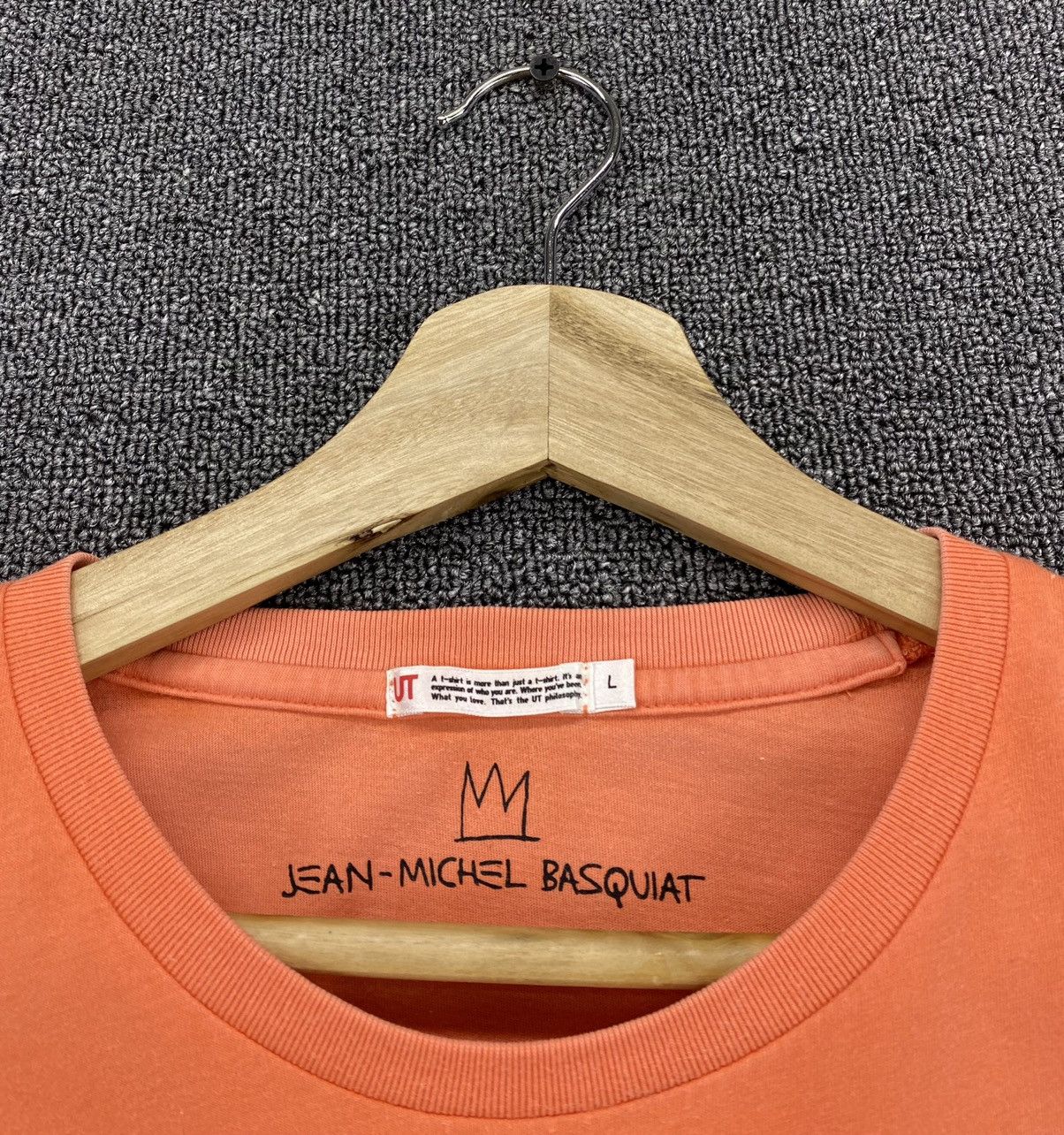 Jean-Michel Basquiat Vintage Y2K Jean Michel Basquiat By Uniqlo Tees T Shirts Size US L / EU 52-54 / 3 - 6 Thumbnail