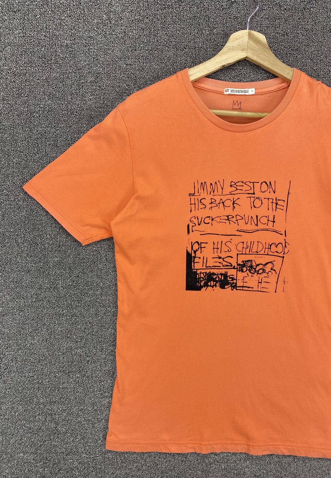 Jean-Michel Basquiat Vintage Y2K Jean Michel Basquiat By Uniqlo Tees T Shirts Size US L / EU 52-54 / 3 - 3 Thumbnail