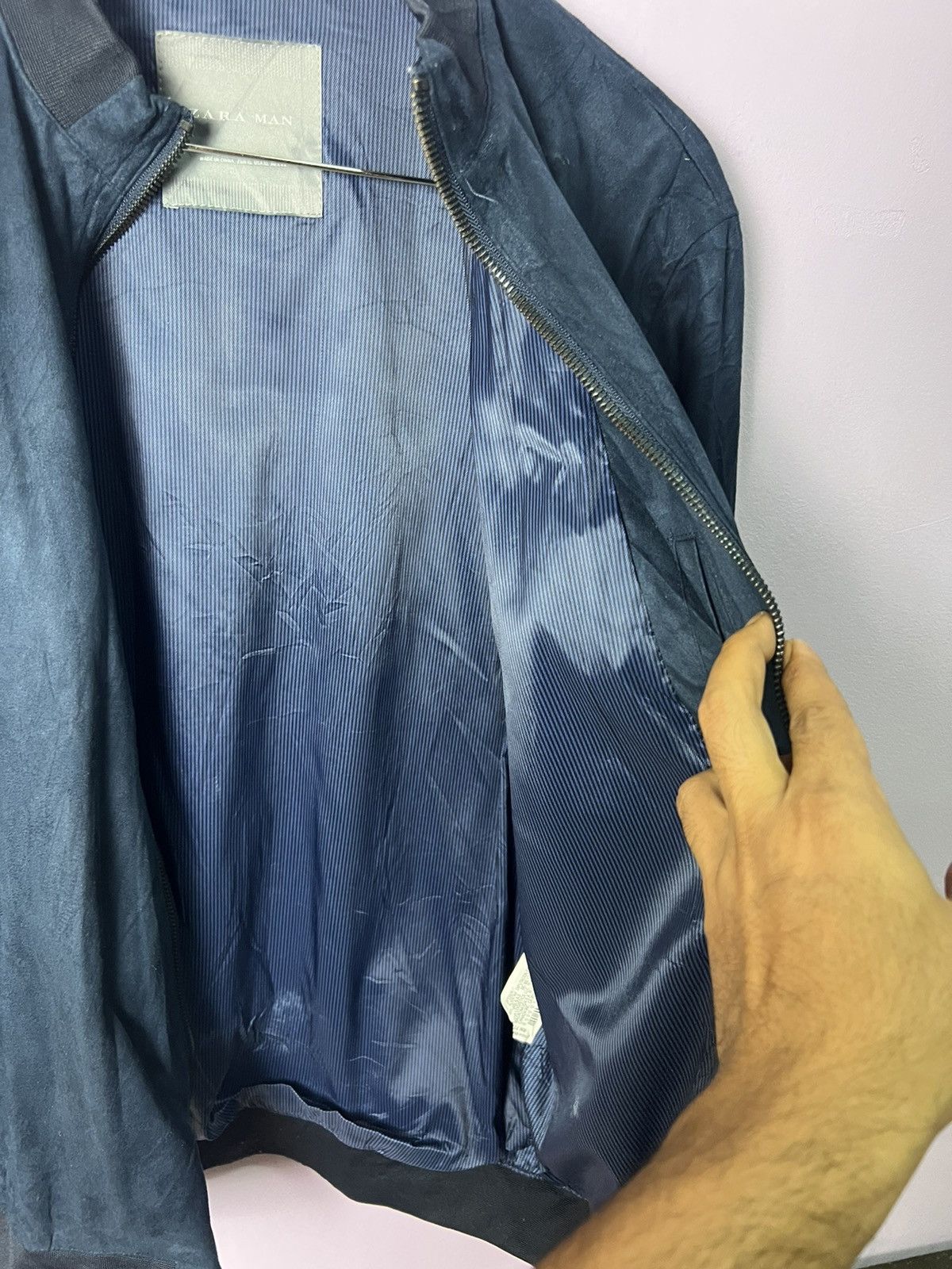 Zara 🔥Zara Suede Zipper Jacket Size US M / EU 48-50 / 2 - 15 Thumbnail