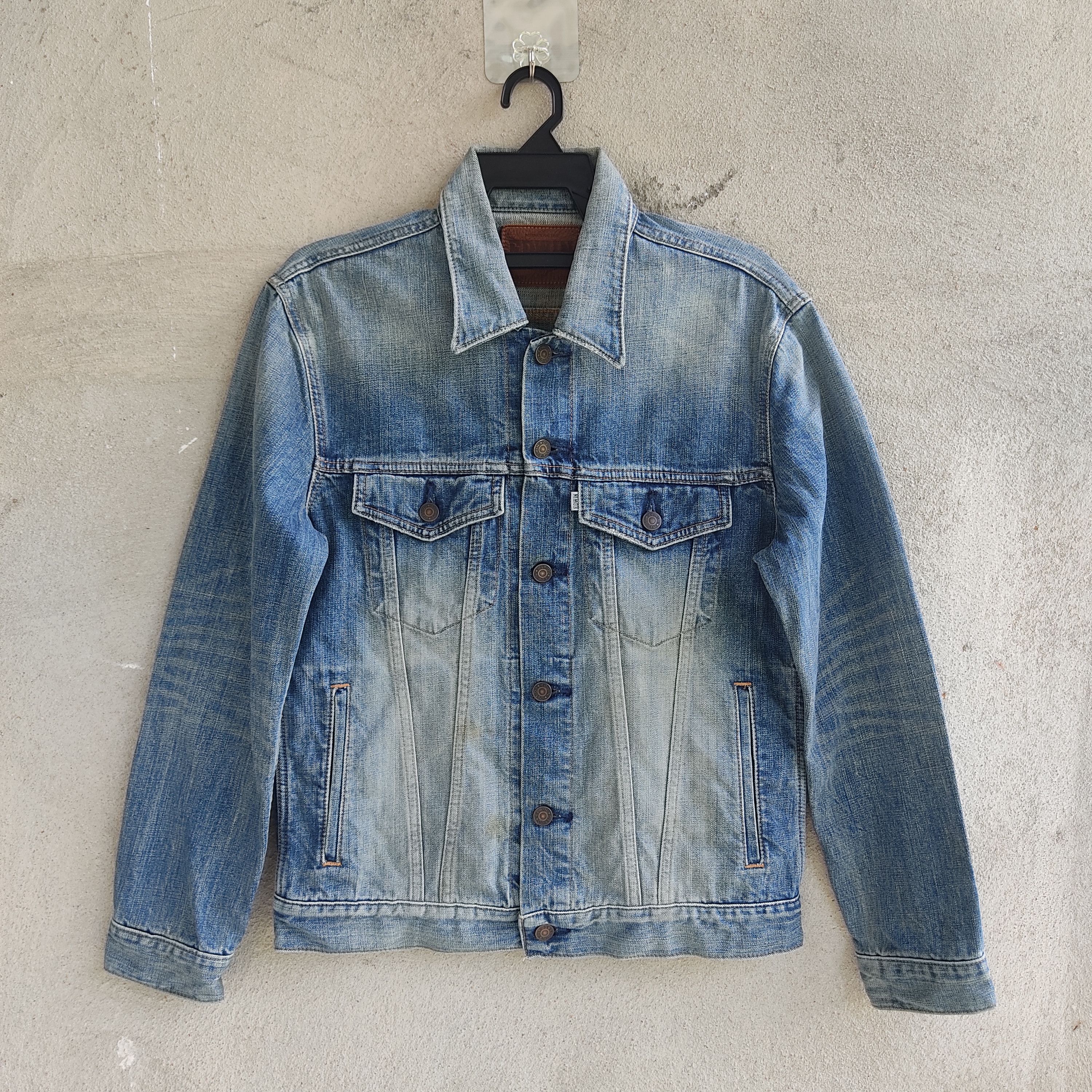 Edwin Vintage Edwin Faded Denim Jacket Size US M / EU 48-50 / 2 - 1 Thumbnail