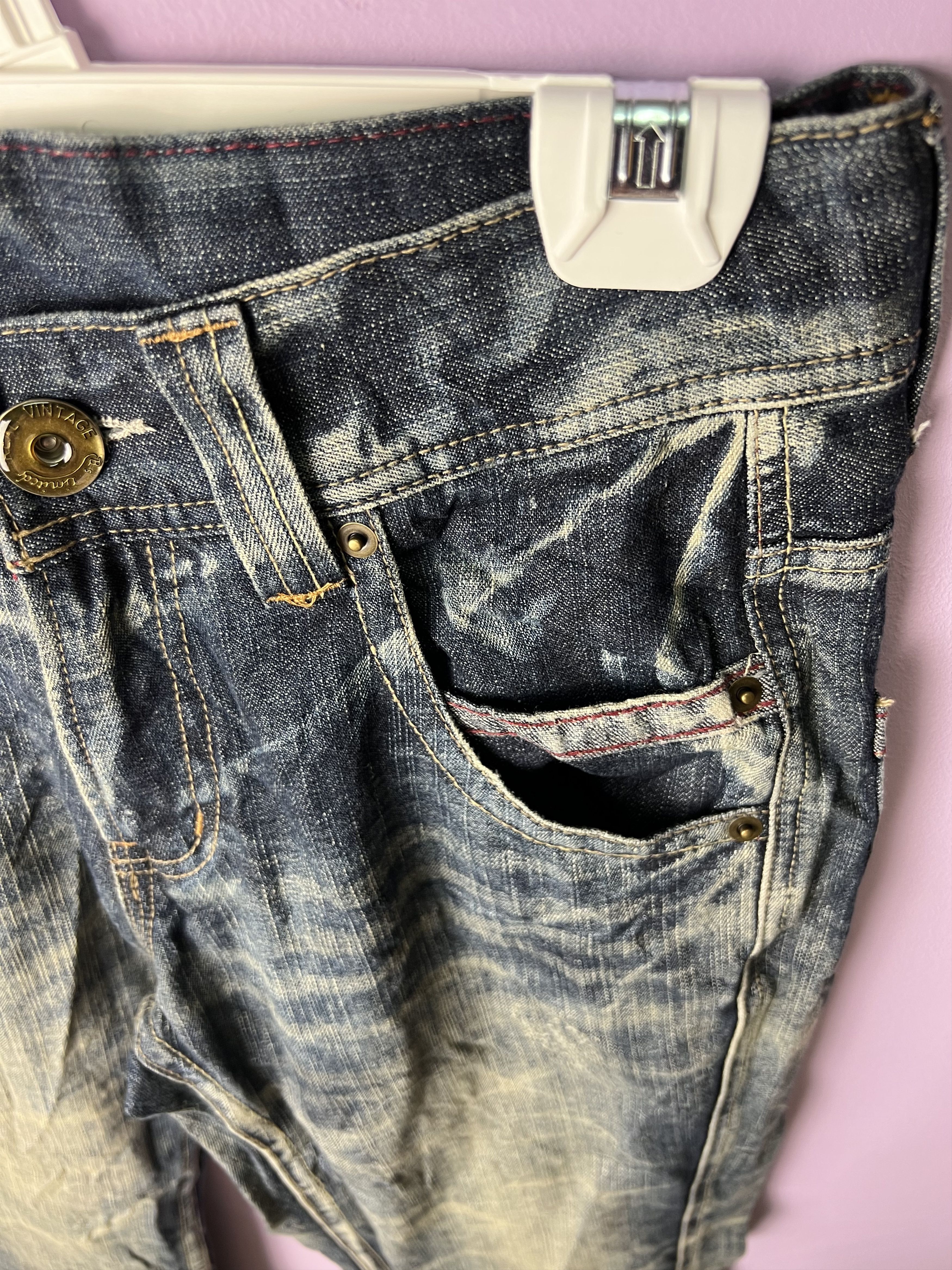 Japanese Brand 🔥BS Japanese Brand Distressed Denim Size US 30 / EU 46 - 7 Thumbnail