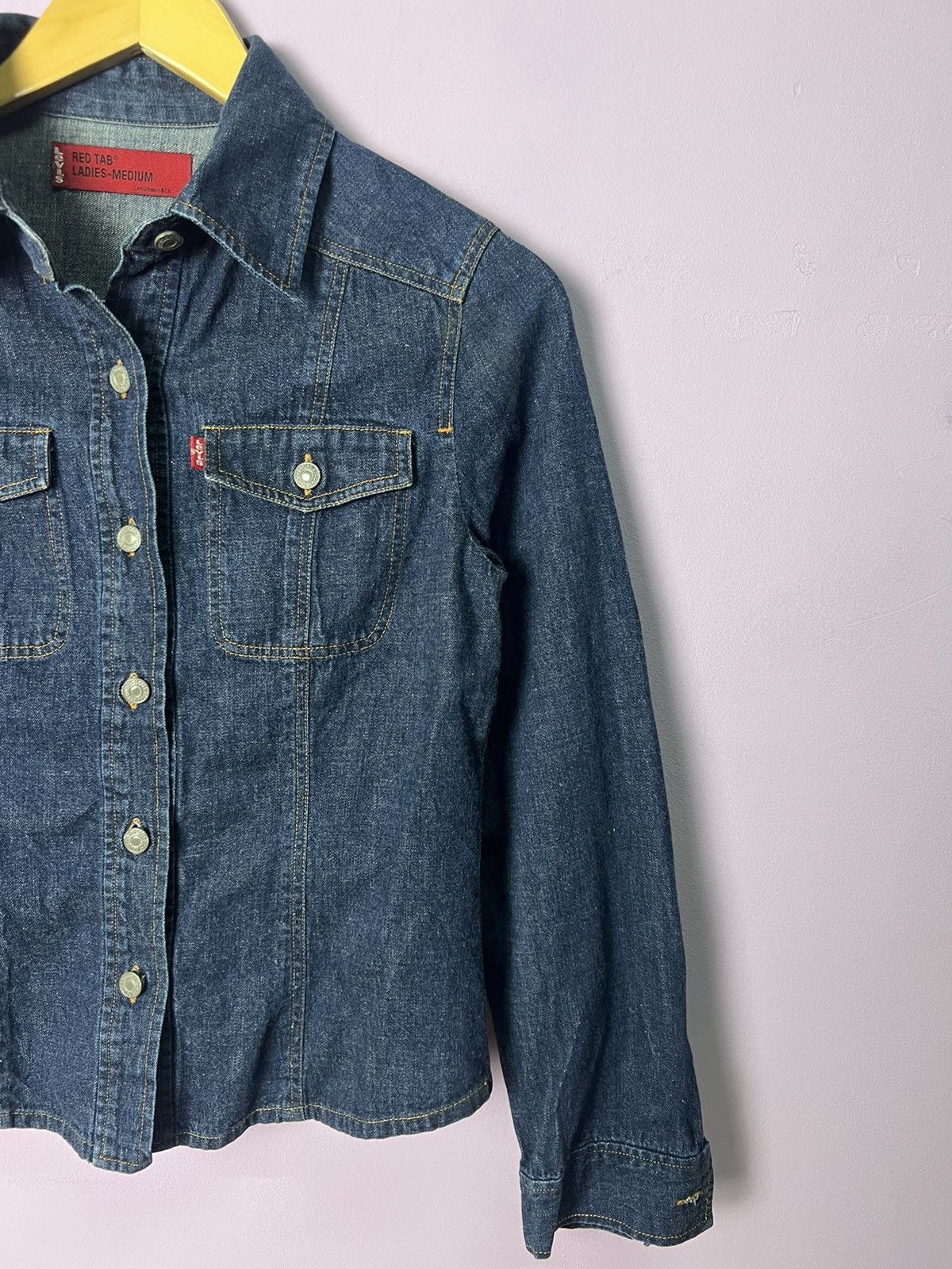 Levi's 🔥Levis Red Tab Ladies Denim Jacket Size S / US 4 / IT 40 - 5 Thumbnail