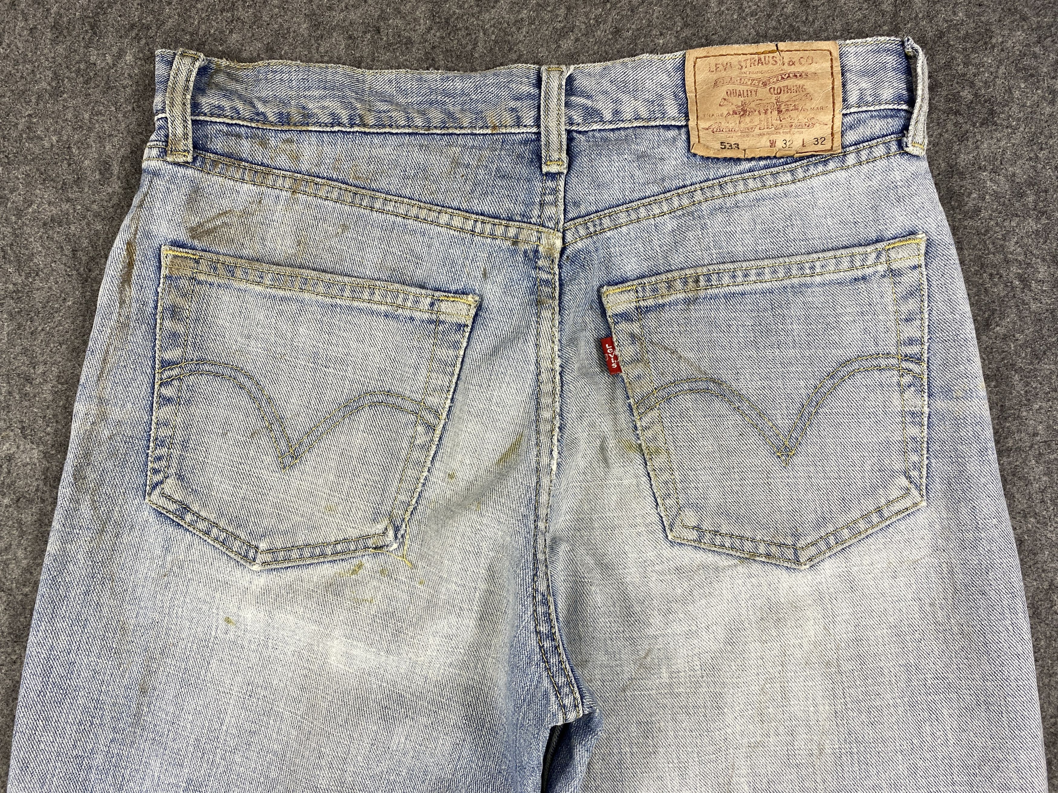 Levi's Light Blue Wash Vintage Levi's 533 32x32 Denim -JN1494 Size US 32 / EU 48 - 4 Thumbnail