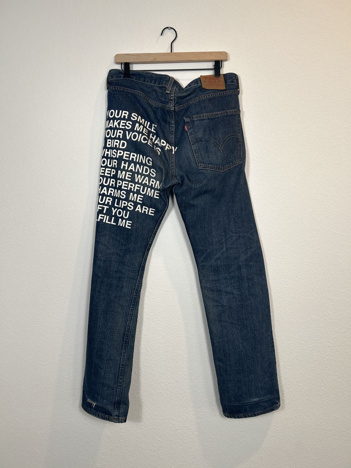 Junya watanabe x discount levi's poem jeans