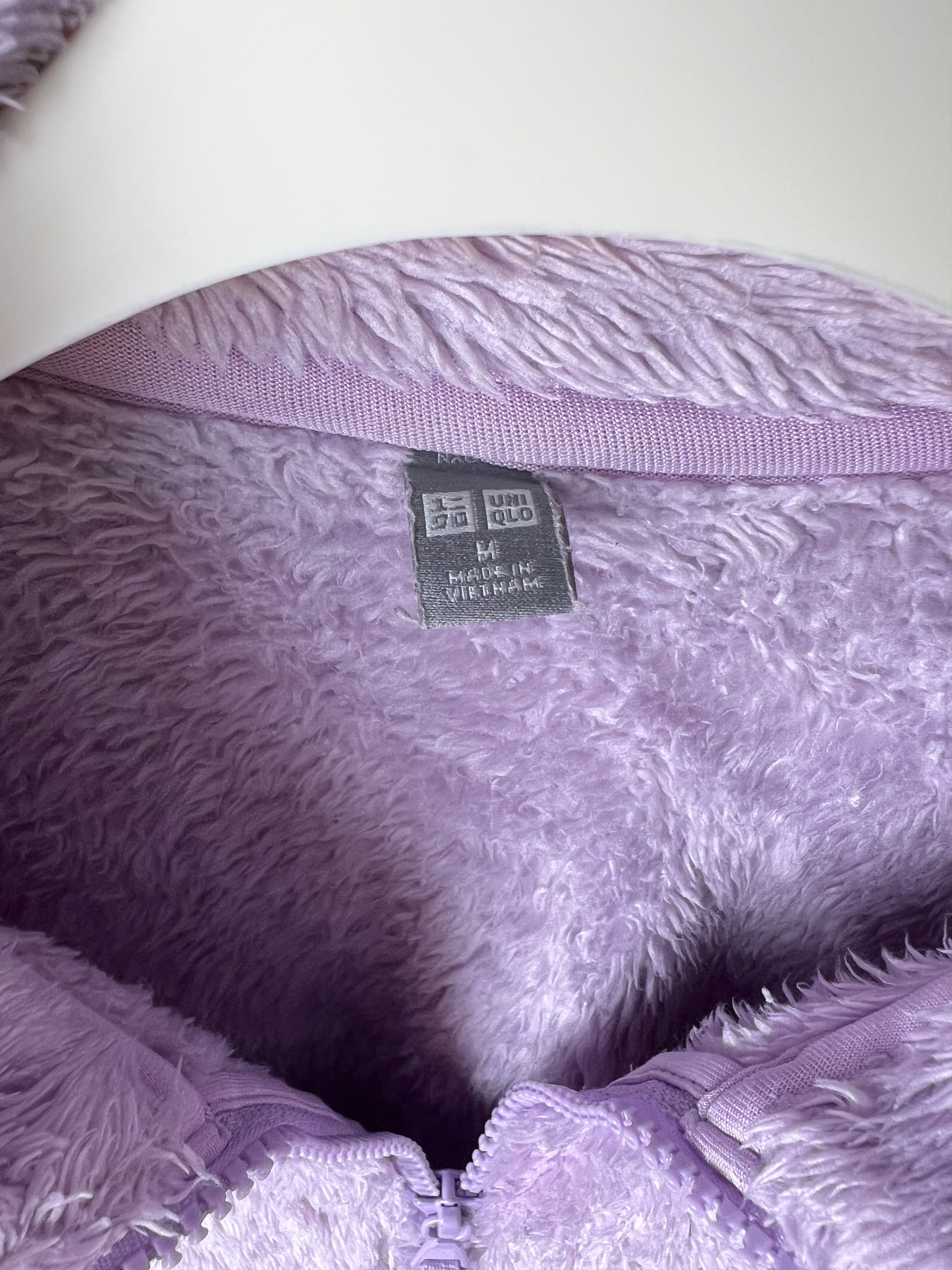 Japanese Brand 🔥Purple Uniqlo Faux Fur Zipper Jackets Size US S / EU 44-46 / 1 - 14 Thumbnail