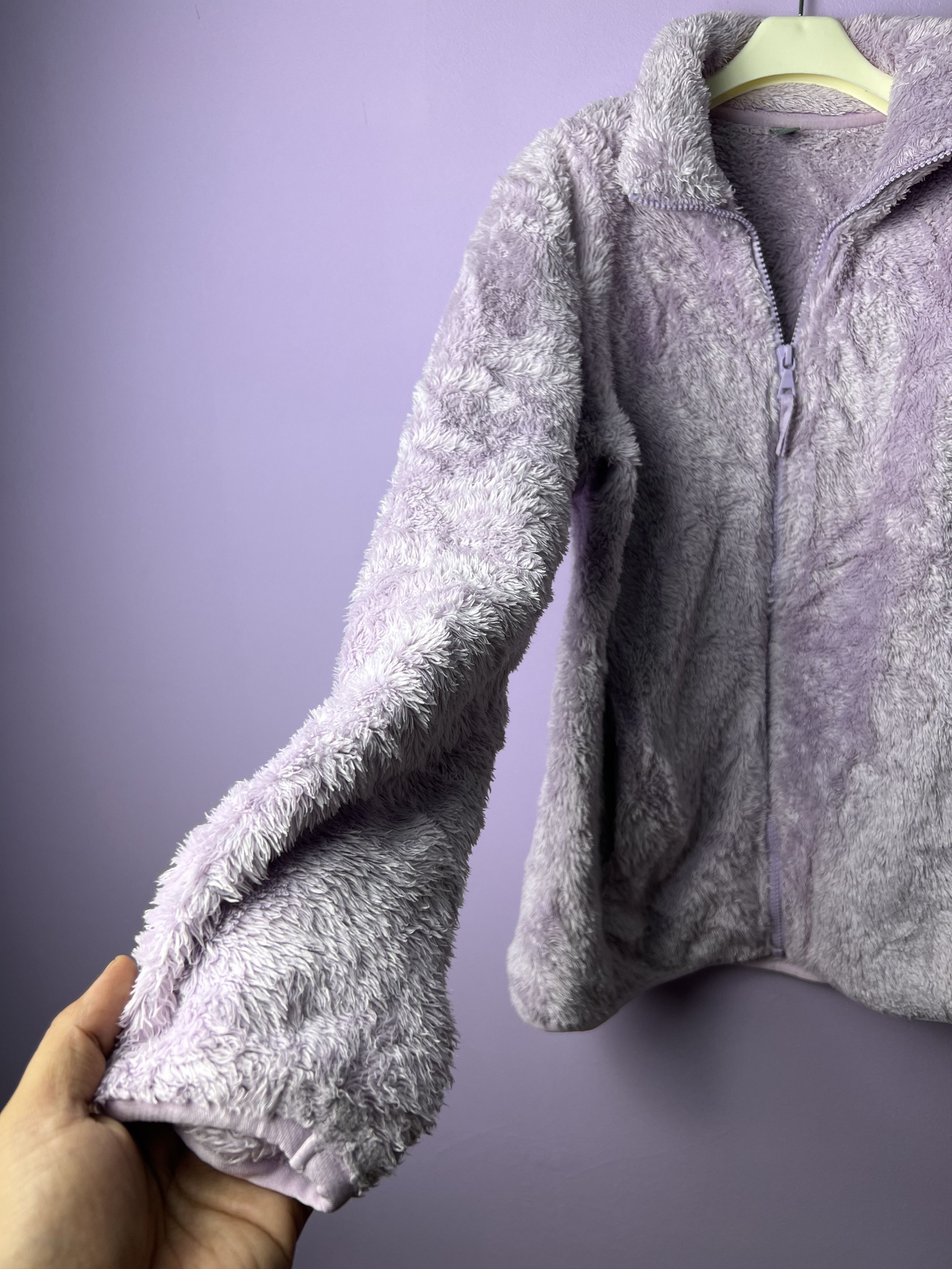 Japanese Brand 🔥Purple Uniqlo Faux Fur Zipper Jackets Size US S / EU 44-46 / 1 - 7 Thumbnail