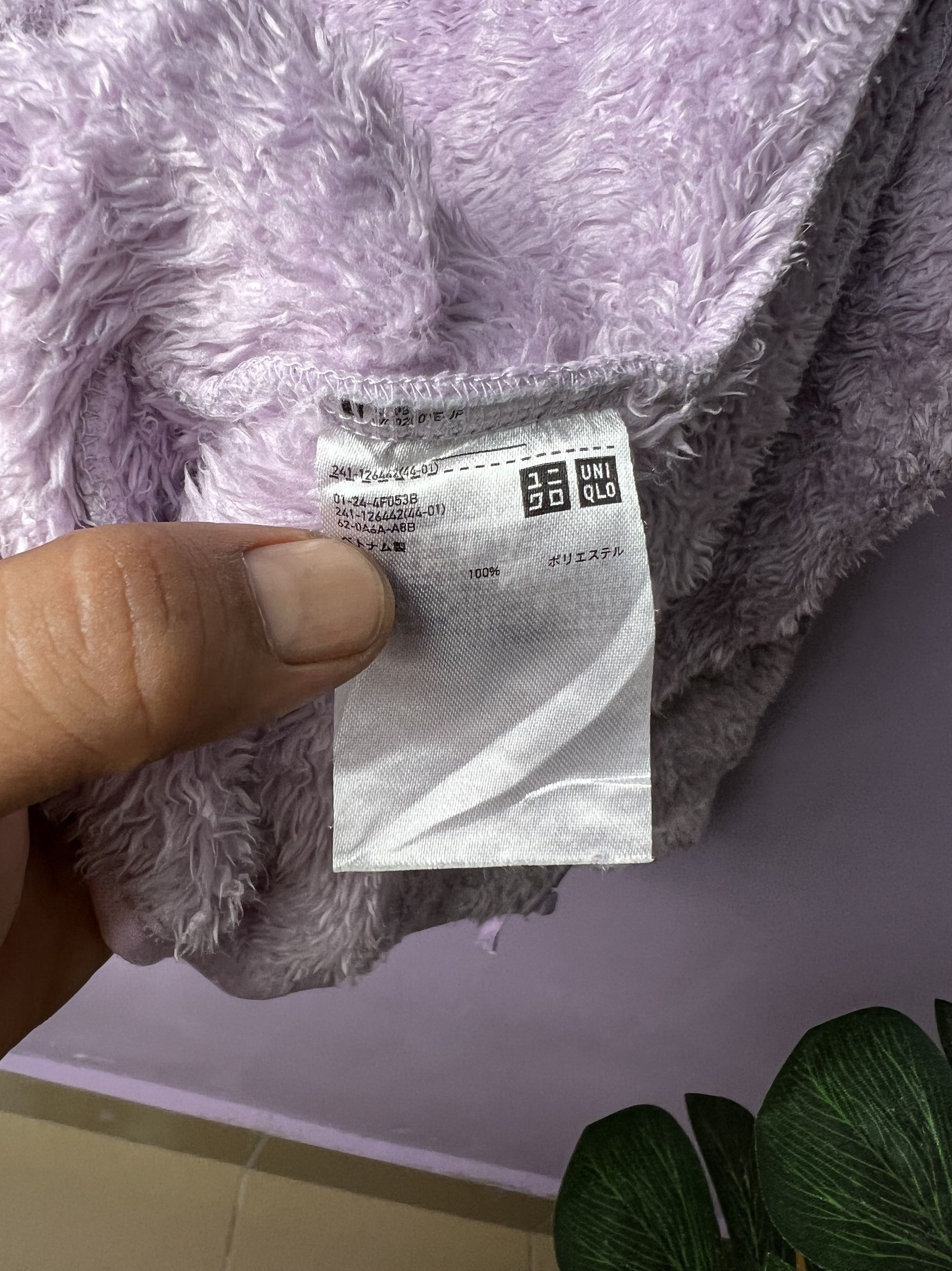 Japanese Brand 🔥Purple Uniqlo Faux Fur Zipper Jackets Size US S / EU 44-46 / 1 - 15 Thumbnail