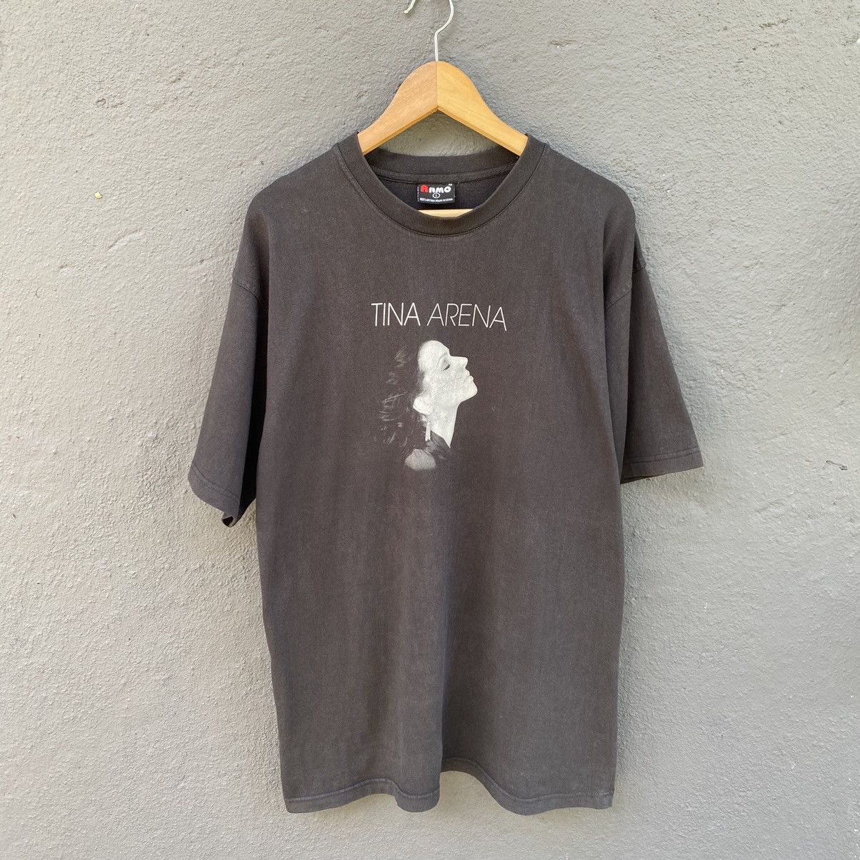 Band Tees Thrashed Faded Vintage Y2K Tina Arena Singer ERD GRUNGE TEE Size US L / EU 52-54 / 3 - 1 Thumbnail