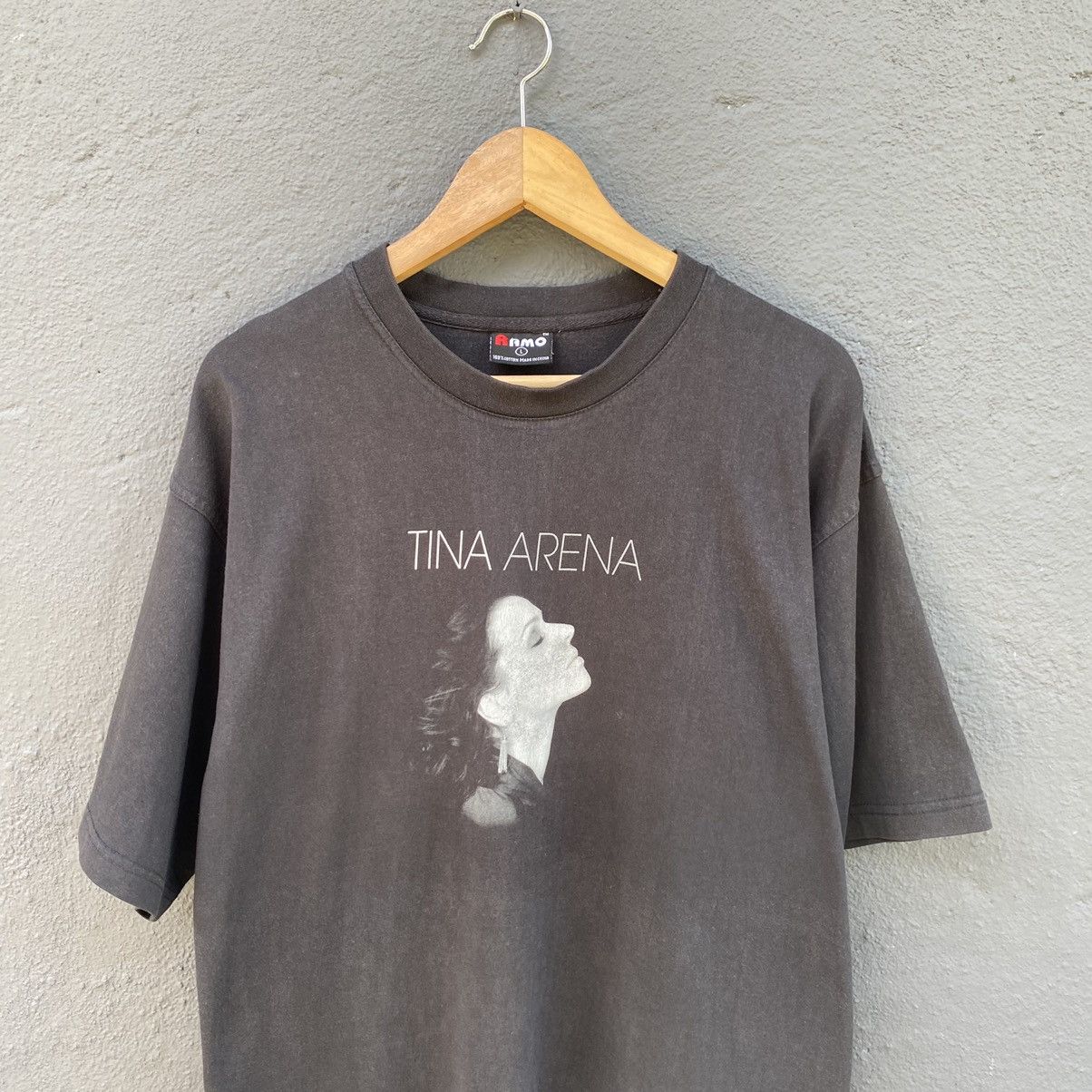 Band Tees Thrashed Faded Vintage Y2K Tina Arena Singer ERD GRUNGE TEE Size US L / EU 52-54 / 3 - 2 Thumbnail