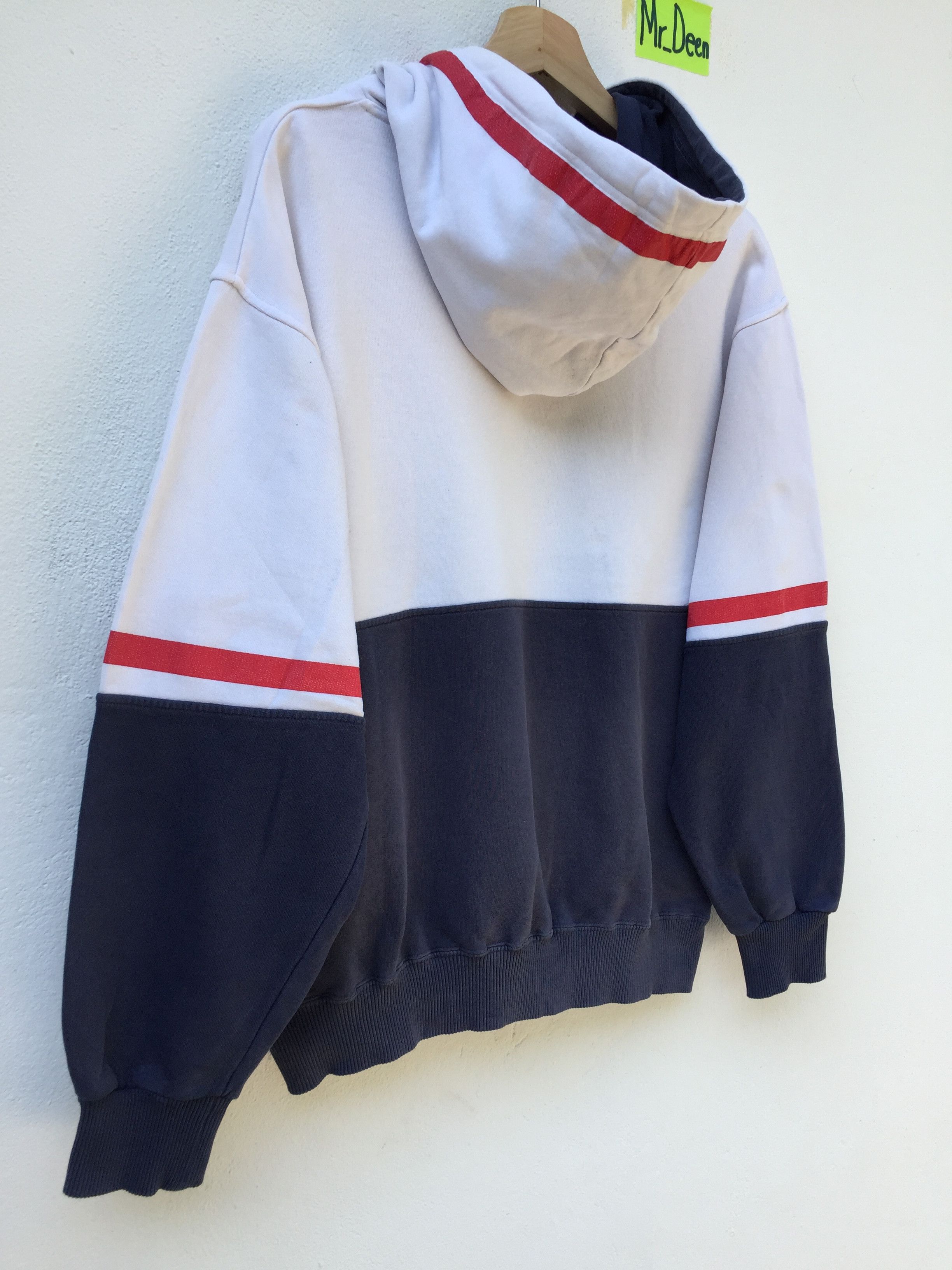 Lacoste Vintage Lacoste Big Logo Hoodie Spelllout Size US XL / EU 56 / 4 - 10 Thumbnail