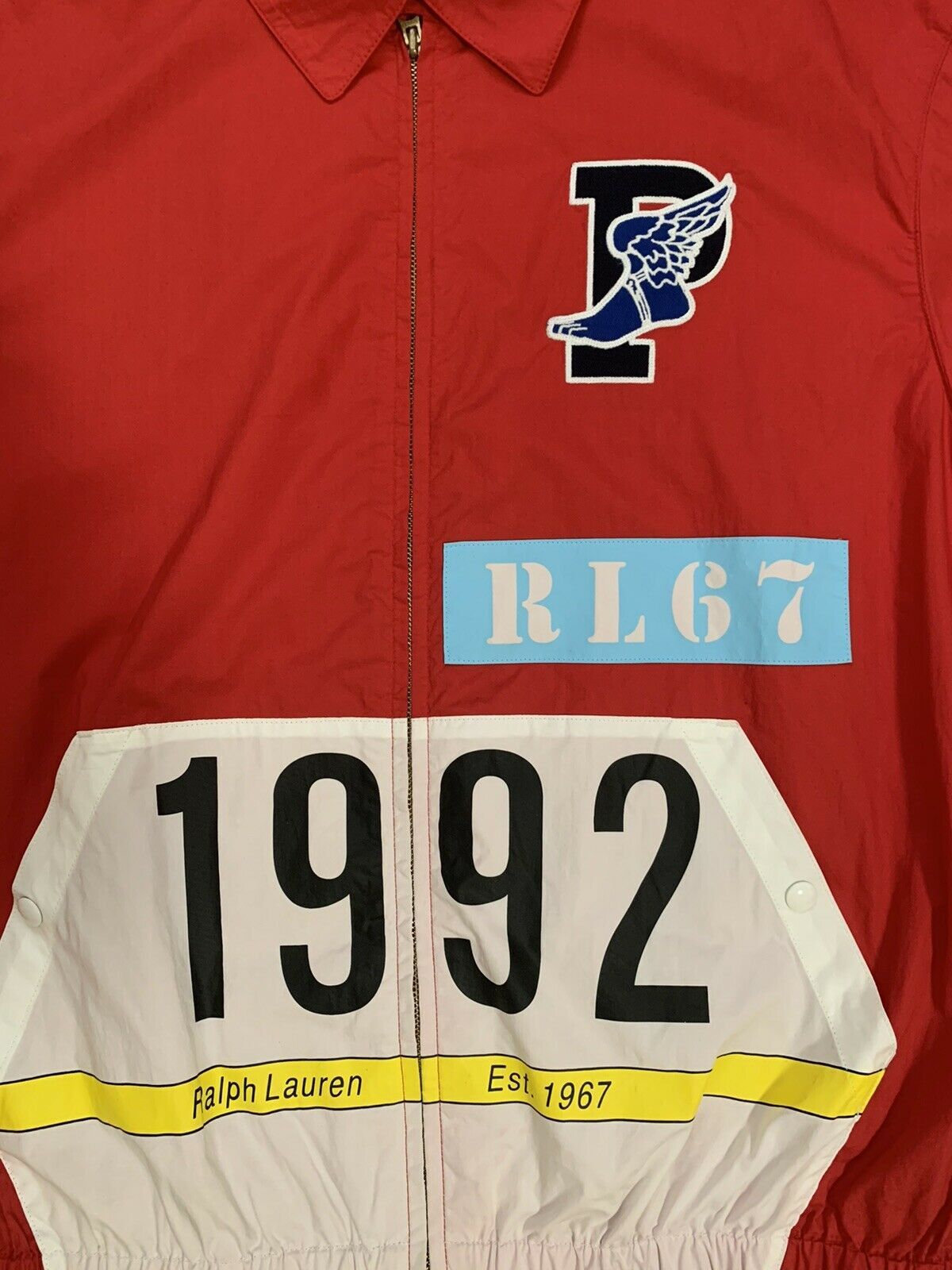 Polo Ralph Lauren Polo Ralph Lauren Stadium P Wing Plate Windbreaker LARGE Size US L / EU 52-54 / 3 - 9 Thumbnail