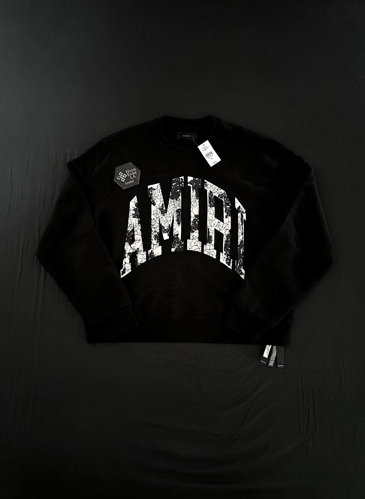 Amiri Amiri Collegiate Logo Sweater | Grailed