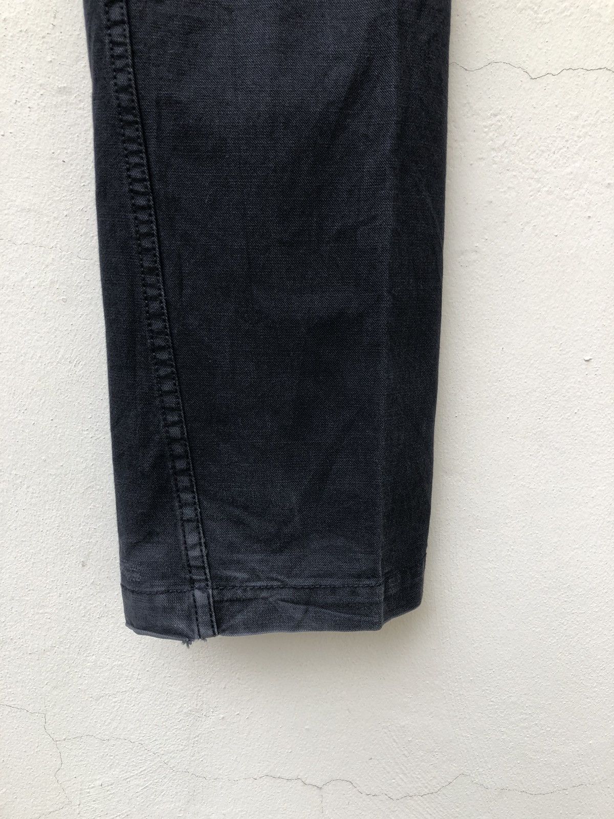 wjk Acoustic Japan Black Parachute Flare Cargo Trouser Pant Size US 31 - 21 Thumbnail