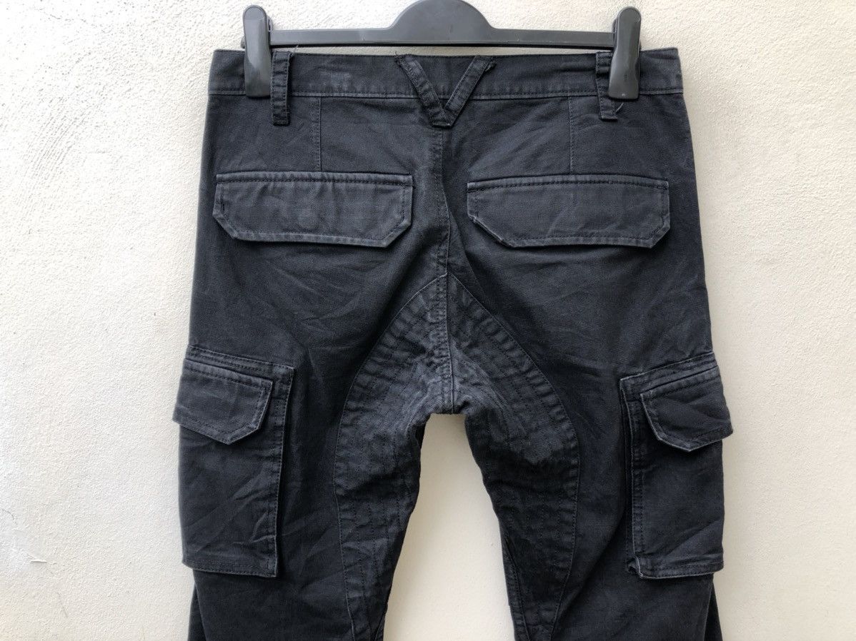 wjk Acoustic Japan Black Parachute Flare Cargo Trouser Pant Size US 31 - 17 Thumbnail