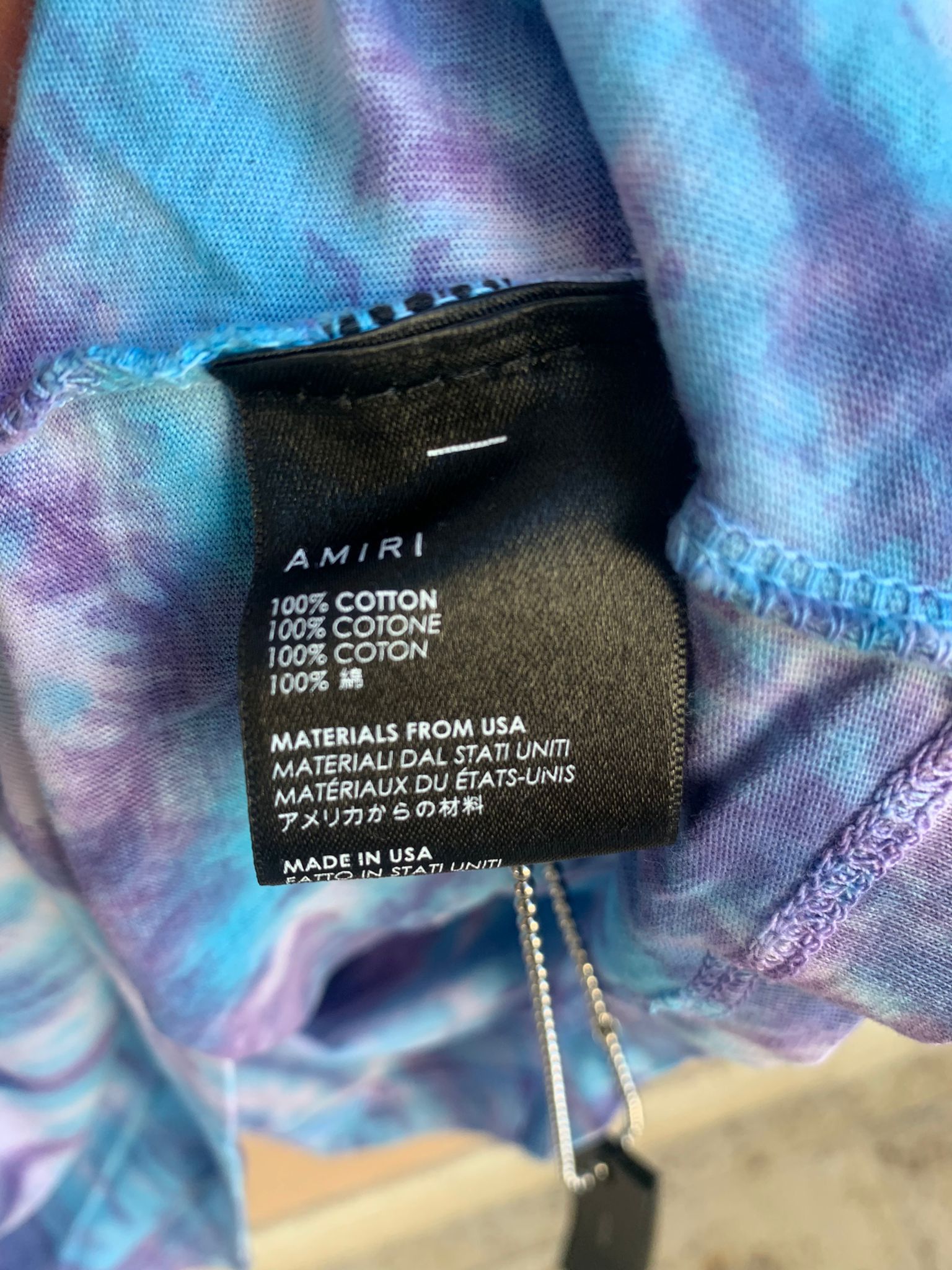 Amiri Oversized Hippie Tie Dye Tee, LS Size US M / EU 48-50 / 2 - 13 Thumbnail