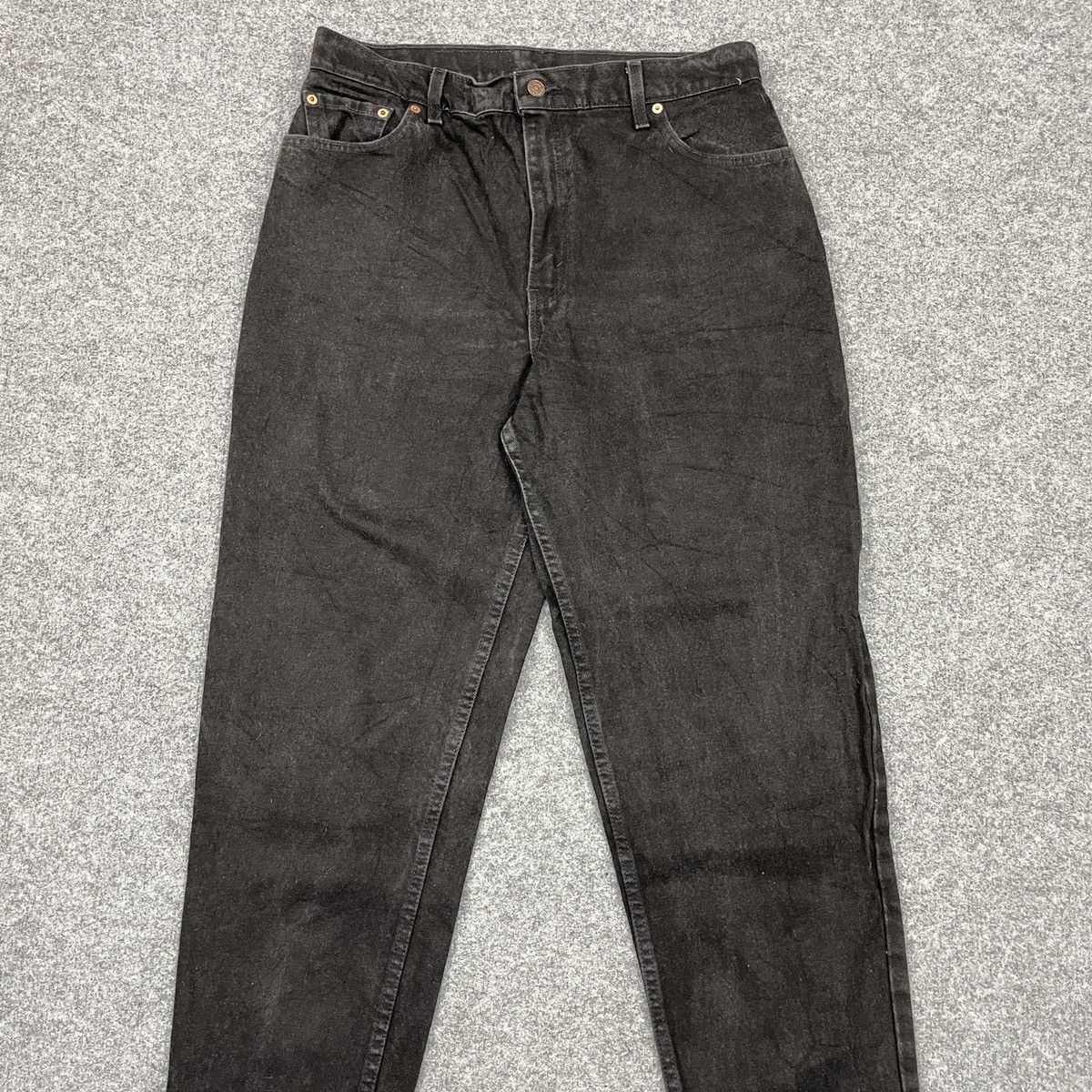 Levi's × Vintage Vintage Levi's 551 Super Black Jeans -wc 251 Size US 34 / EU 50 - 4 Thumbnail